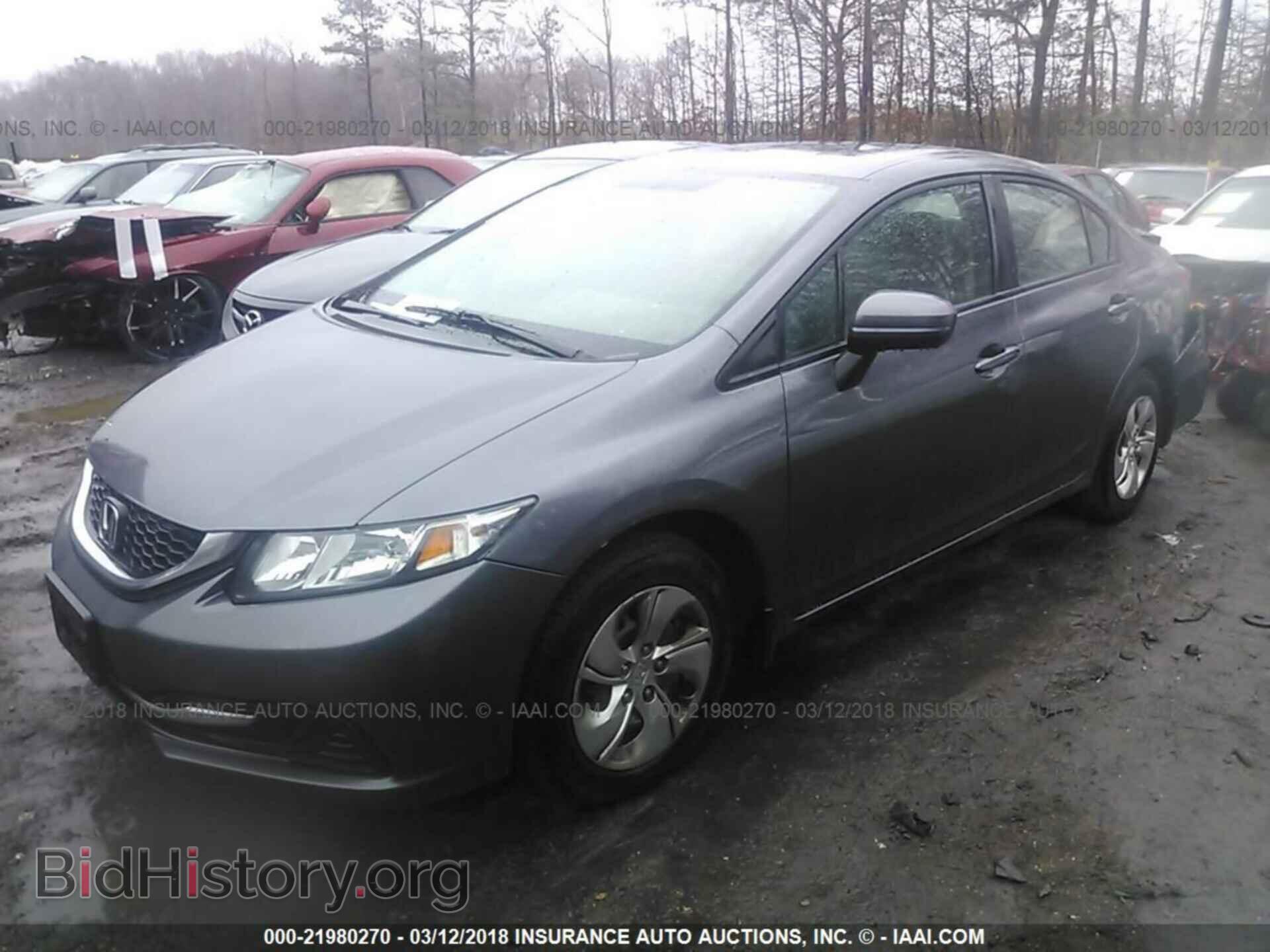 2014 Honda Civic - VIN: 19XFB2F5XEE222935 - Фото 2
