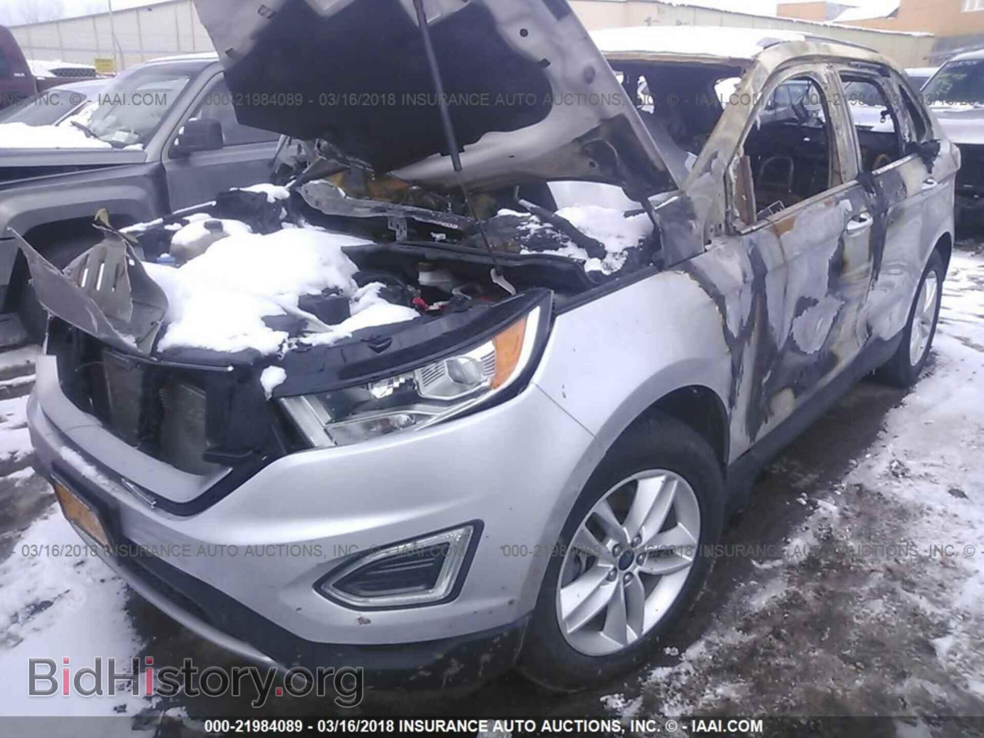 2015 Ford Edge - VIN: 2FMTK4J82FBB05144 - Фото 2