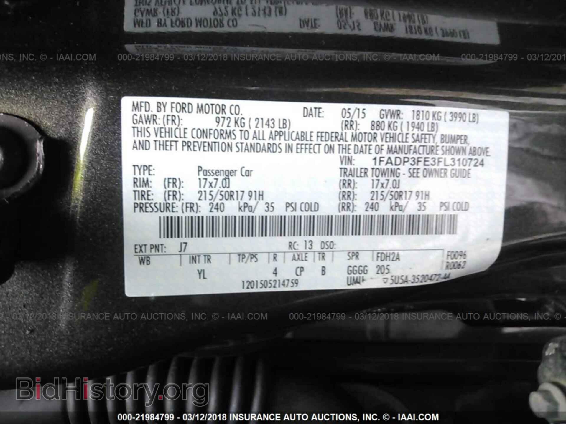 2015 Ford Focus - VIN: 1FADP3FE3FL310724 - Photo 9