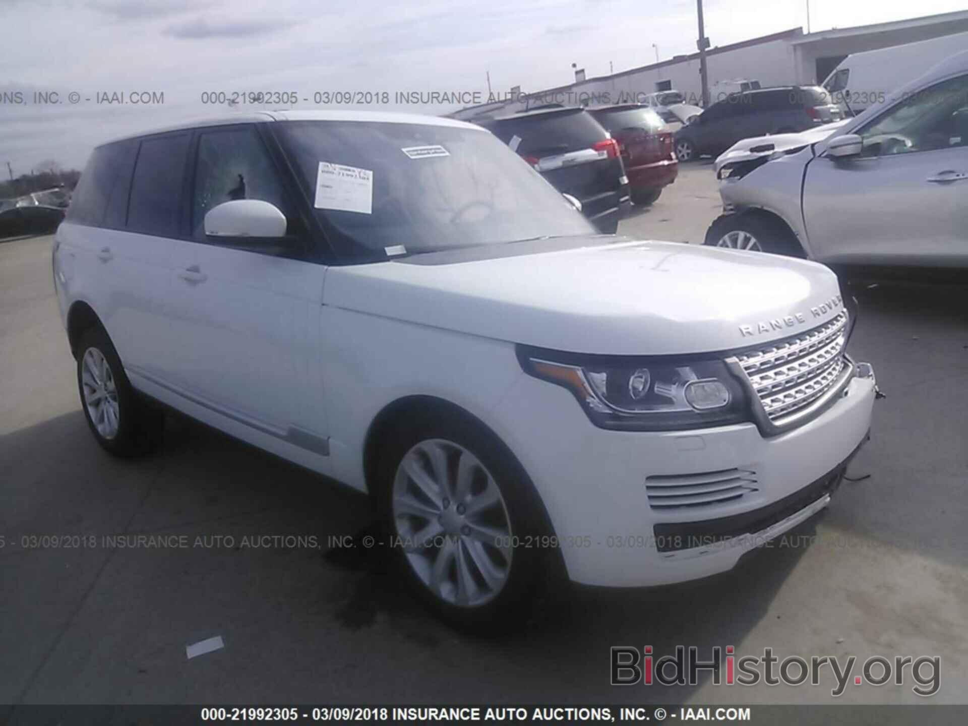 Photo SALGS2FV8HA377200 - Land rover Range rover 2017