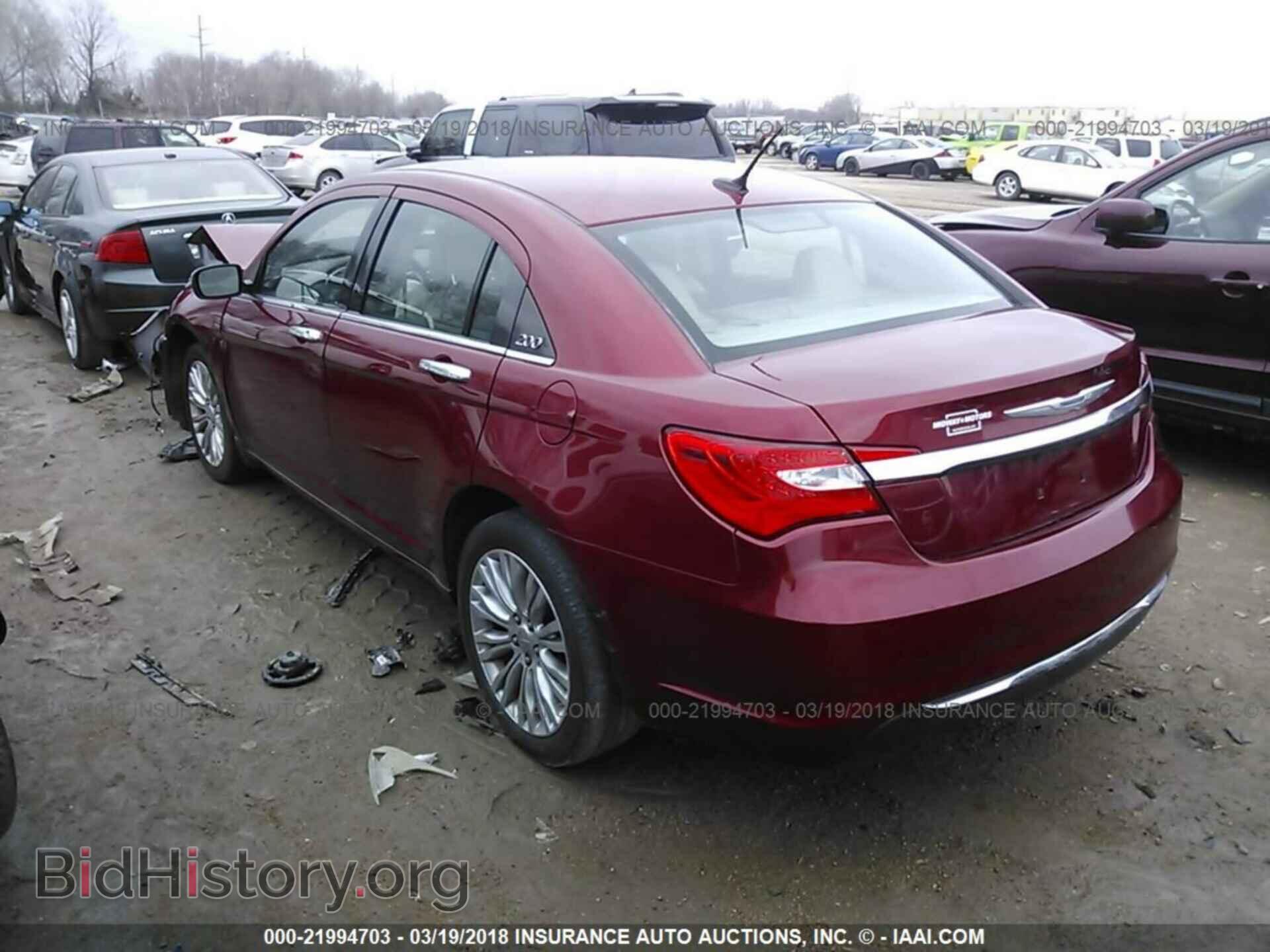 2012 Chrysler 200 - VIN: 1C3CCBCB4CN240175 - Photo 3