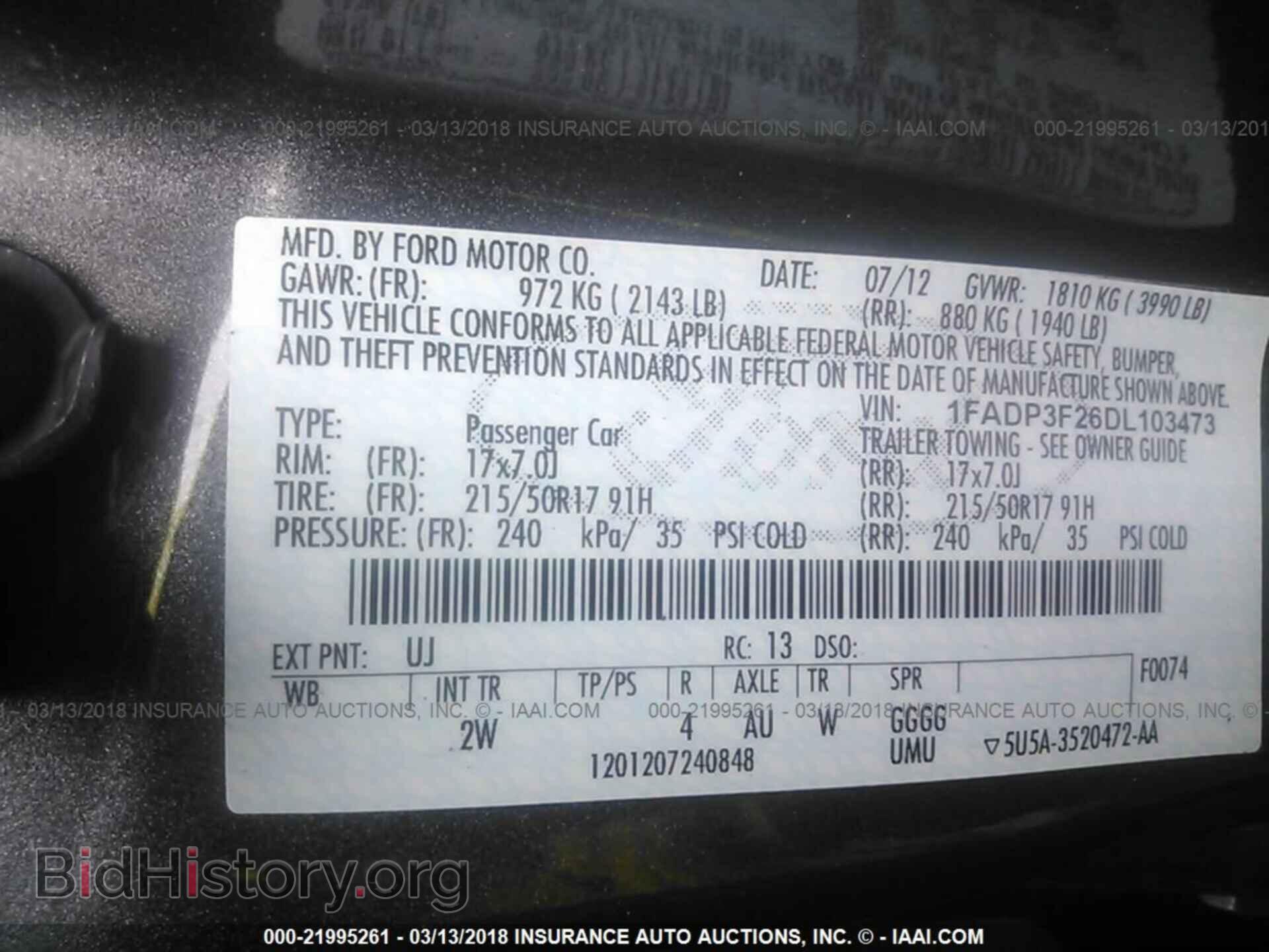 2013 Ford Focus - VIN: 1FADP3F26DL103473 - Photo 9