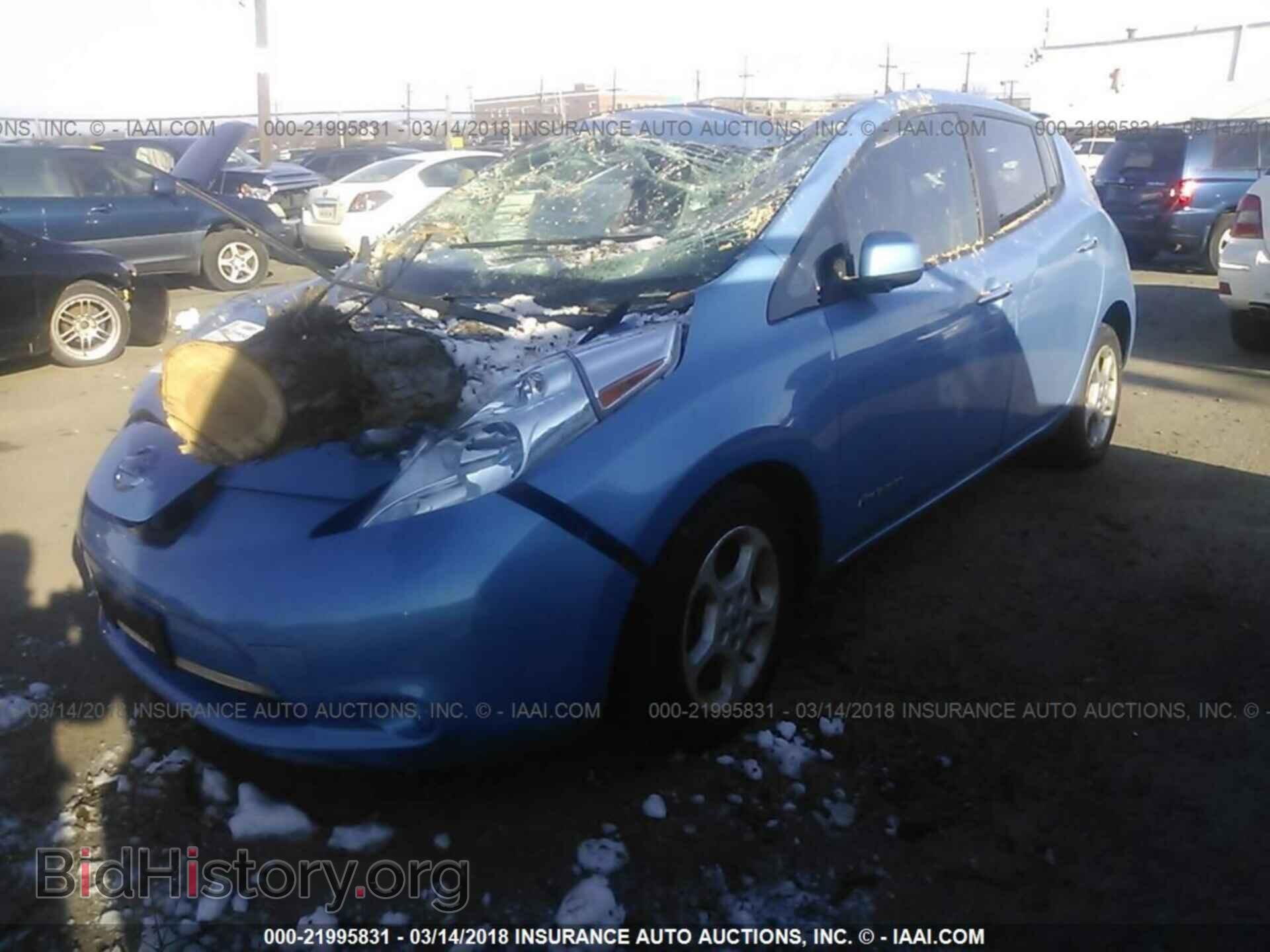 2013 Nissan Leaf - VIN: 1N4AZ0CP7DC411666 - Фото 2