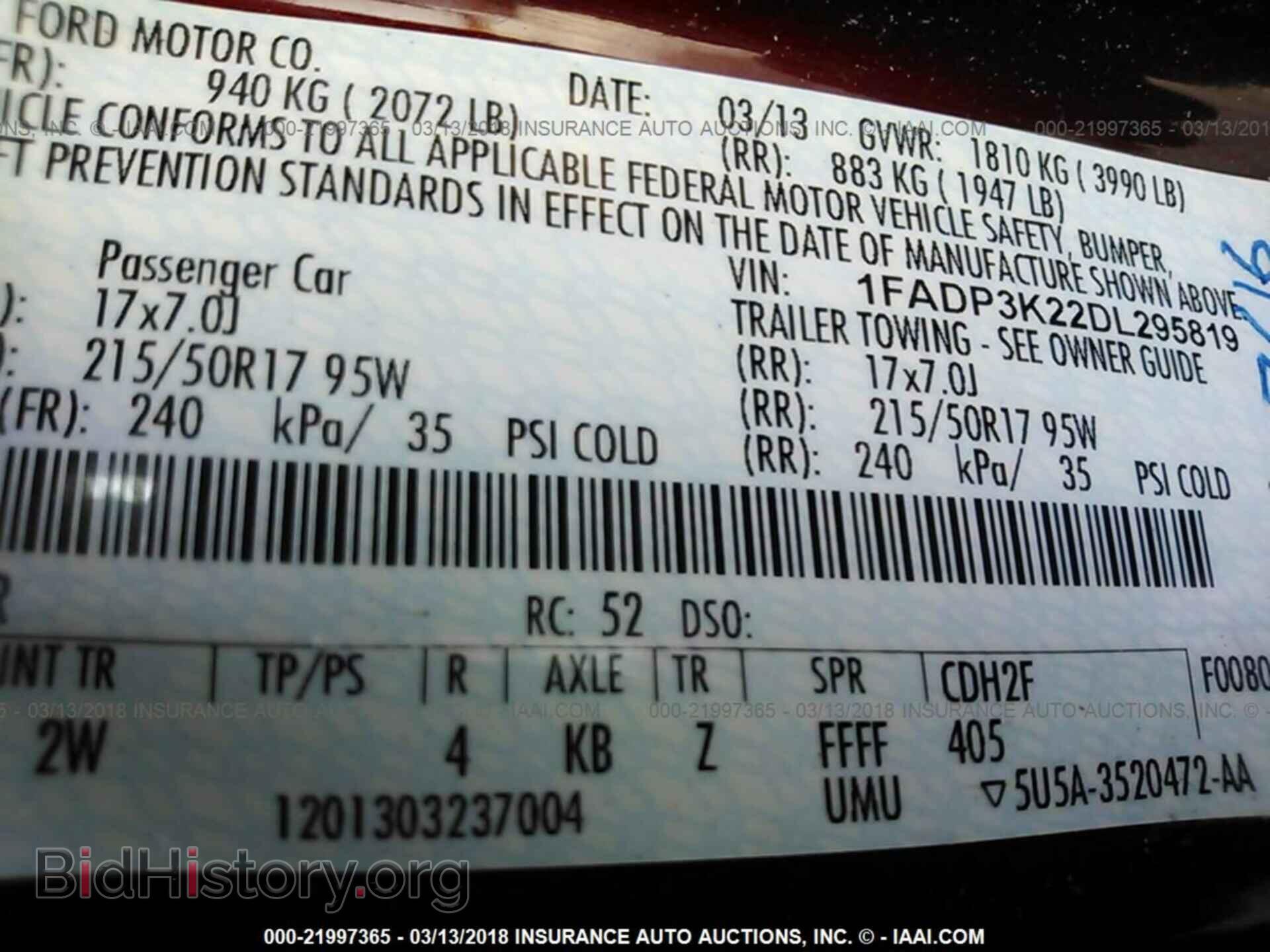 2013 Ford Focus - VIN: 1FADP3K22DL295819 - Photo 9