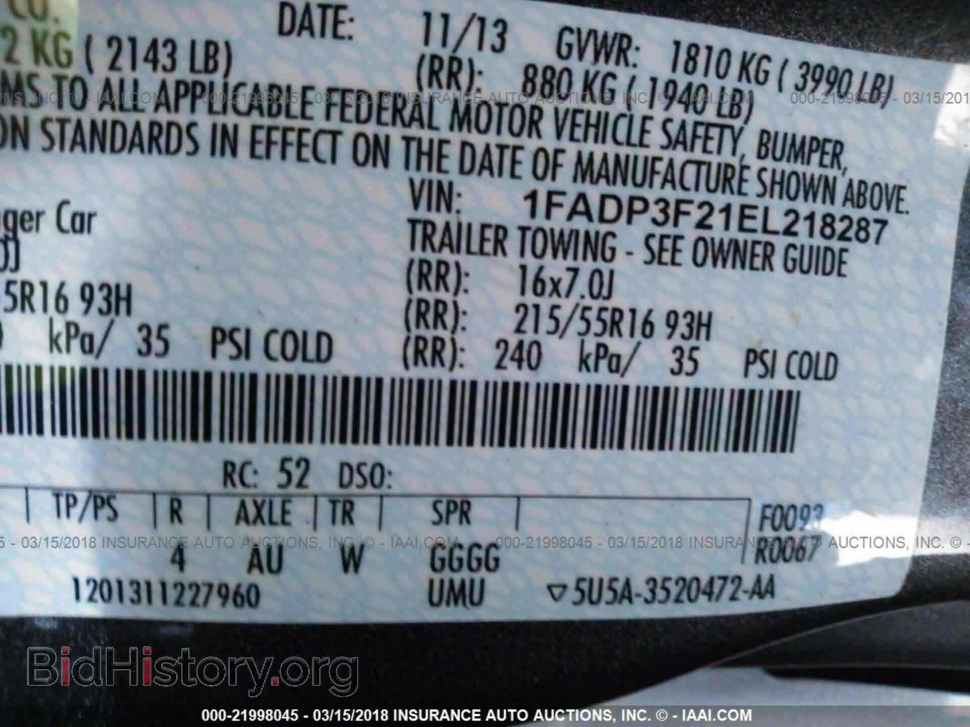 2014 Ford Focus - VIN: 1FADP3F21EL218287 - Photo 9
