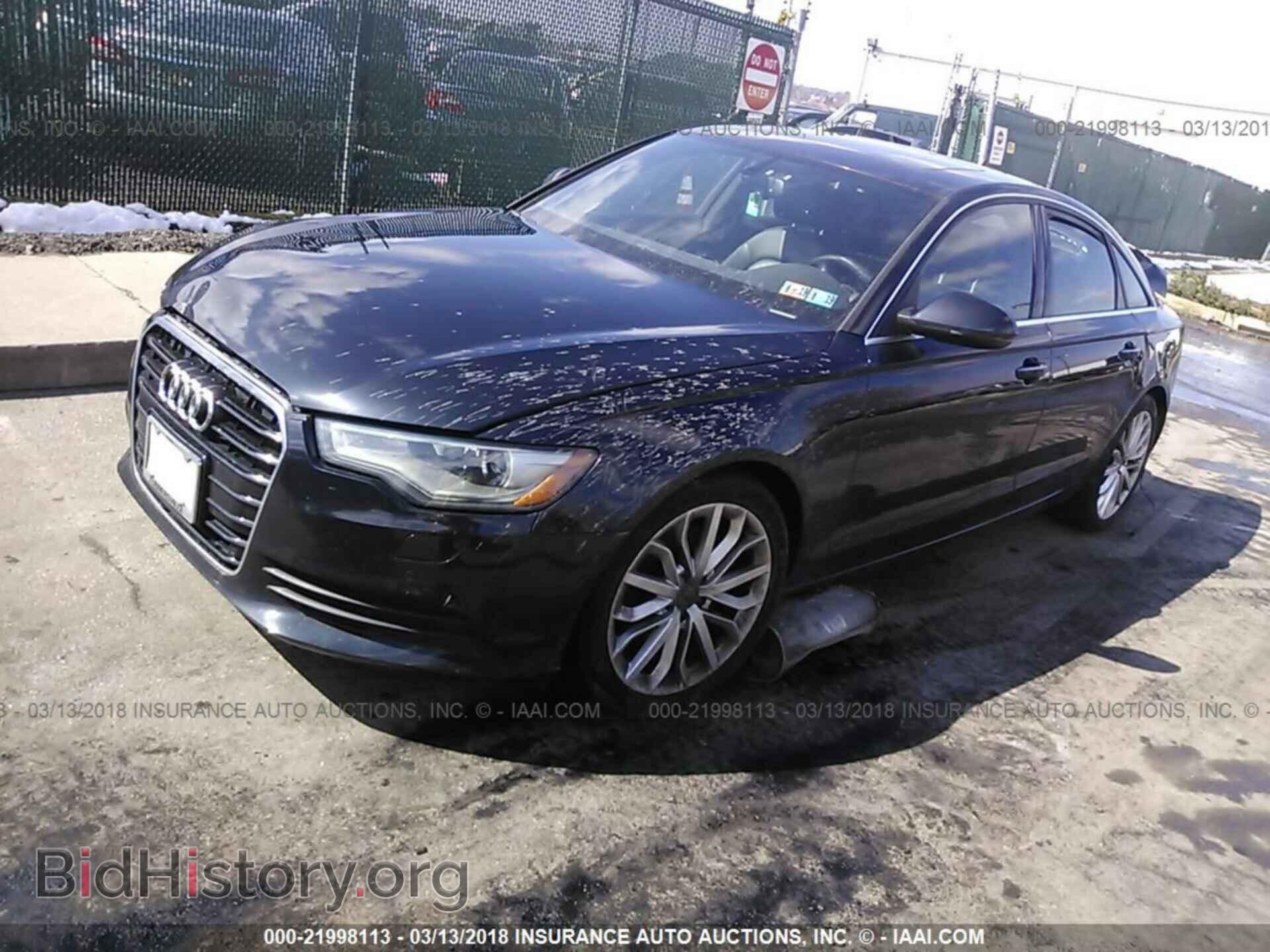 2013 Audi A6 - VIN: WAUGFAFC9DN148237 - Photo 2