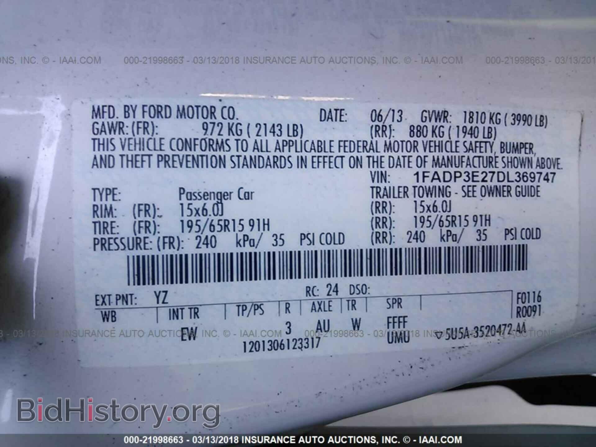 2013 Ford Focus - VIN: 1FADP3E27DL369747 - Photo 9