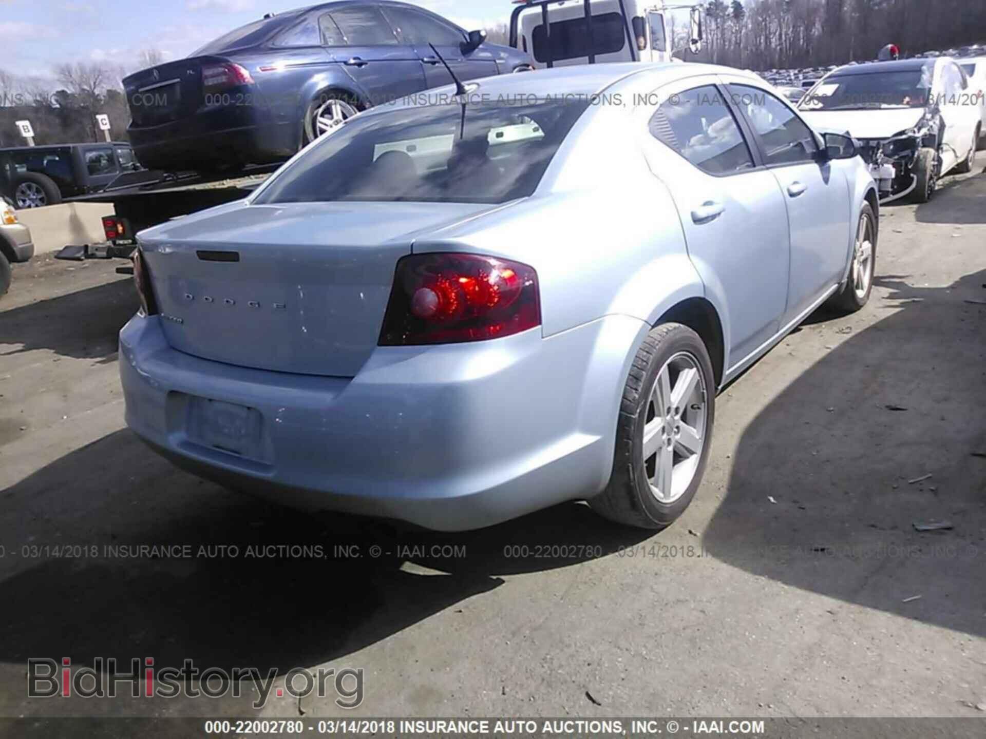 2013 Dodge Avenger - VIN: 1C3CDZAB8DN708385 - Фото 4