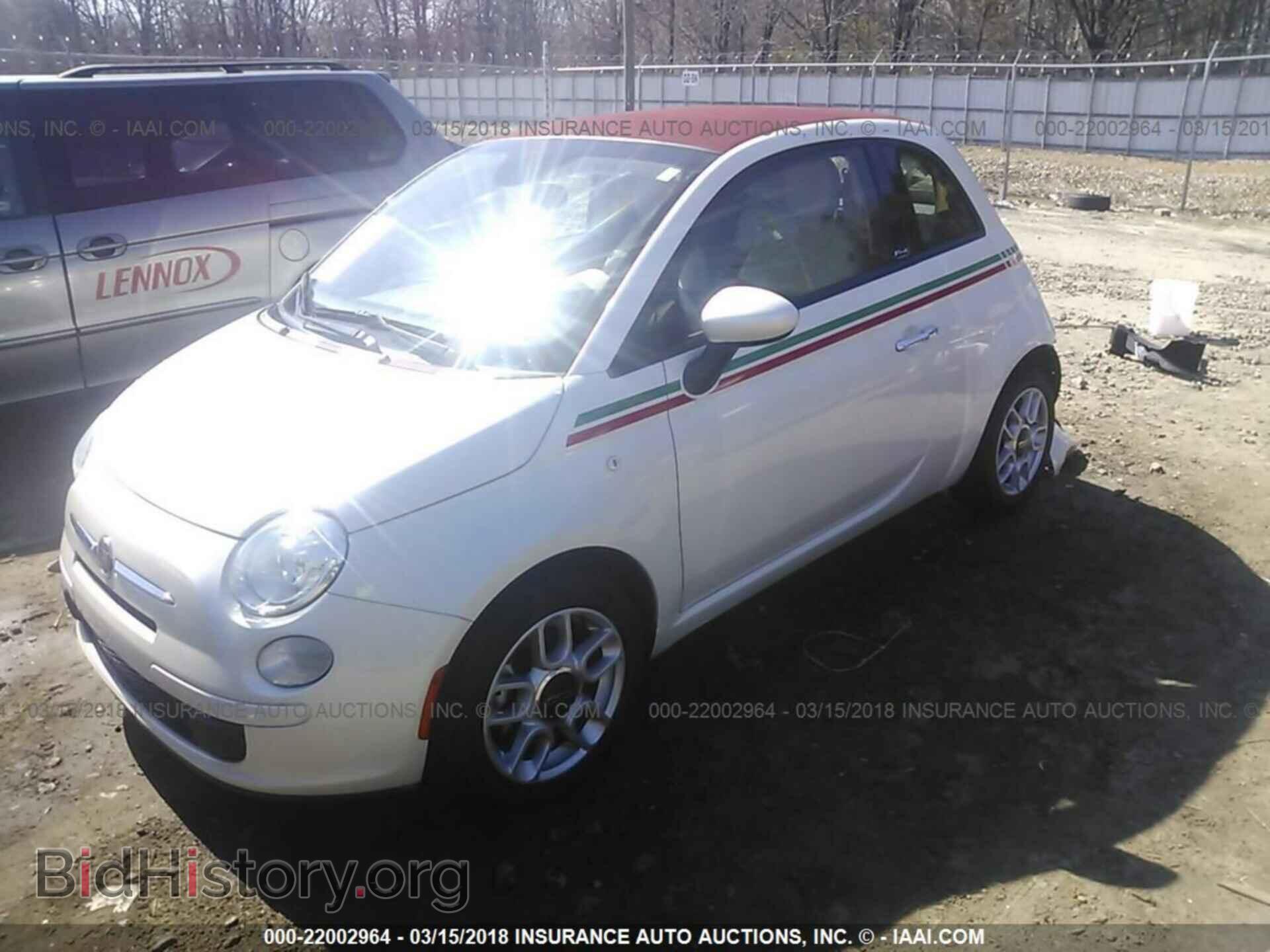 2014 Fiat 500 - VIN: 3C3CFFDR5ET283050 - Photo 2