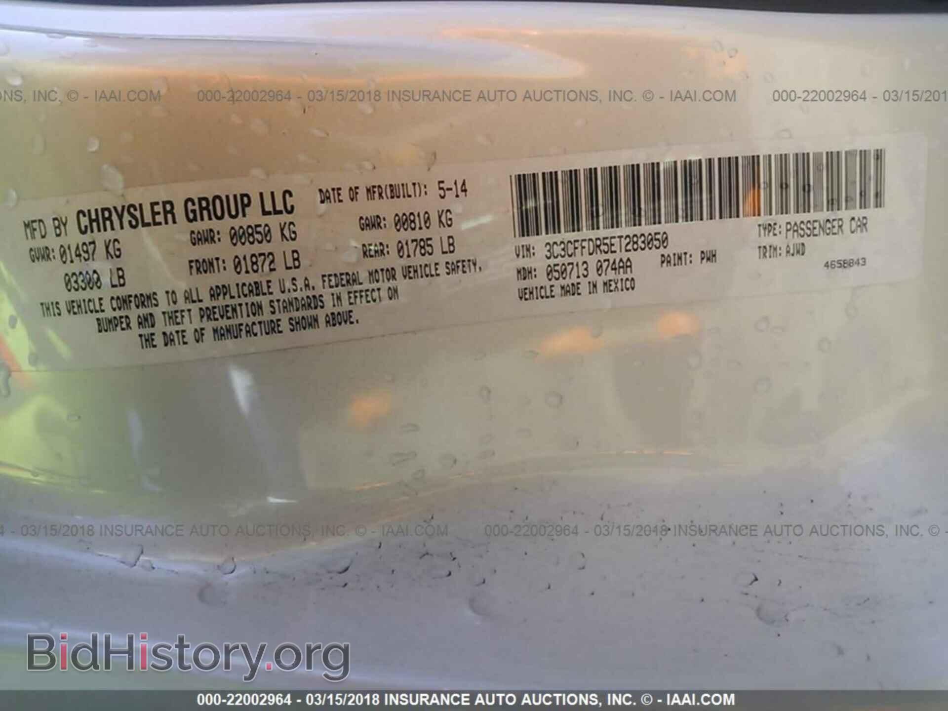 2014 Fiat 500 - VIN: 3C3CFFDR5ET283050 - Photo 9