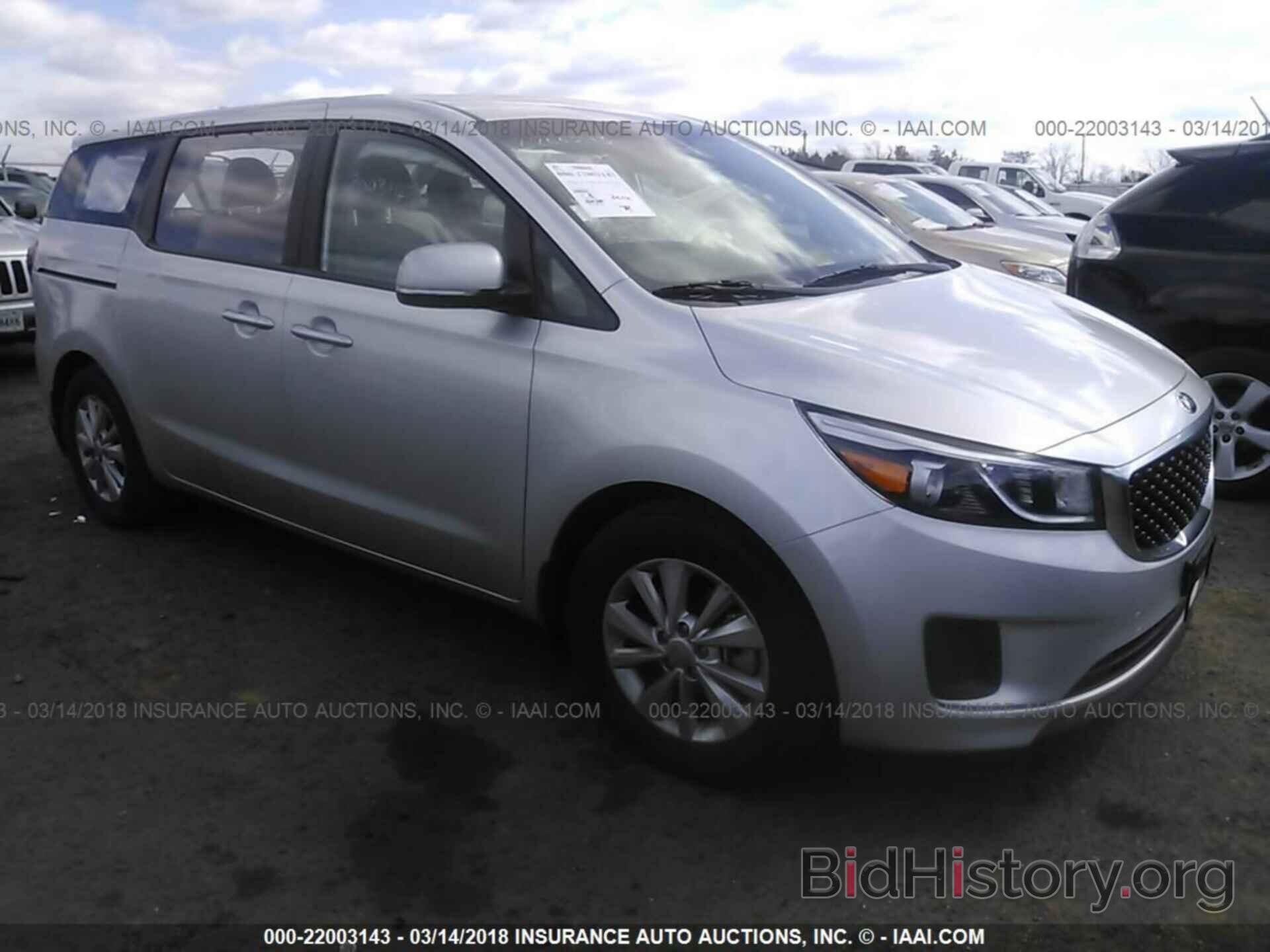 Photo KNDMA5C1XG6150334 - Kia Sedona 2016