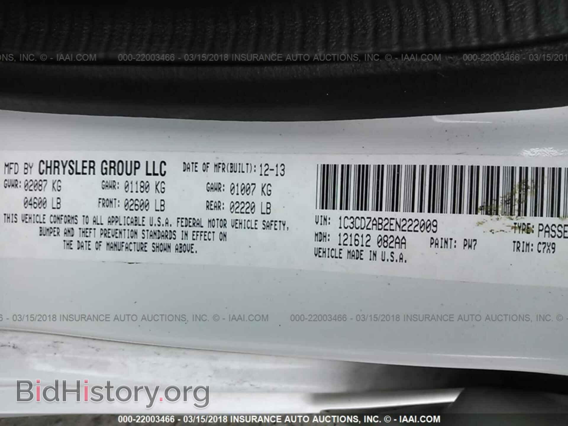 2014 Dodge Avenger - VIN: 1C3CDZAB2EN222009 - Photo 9