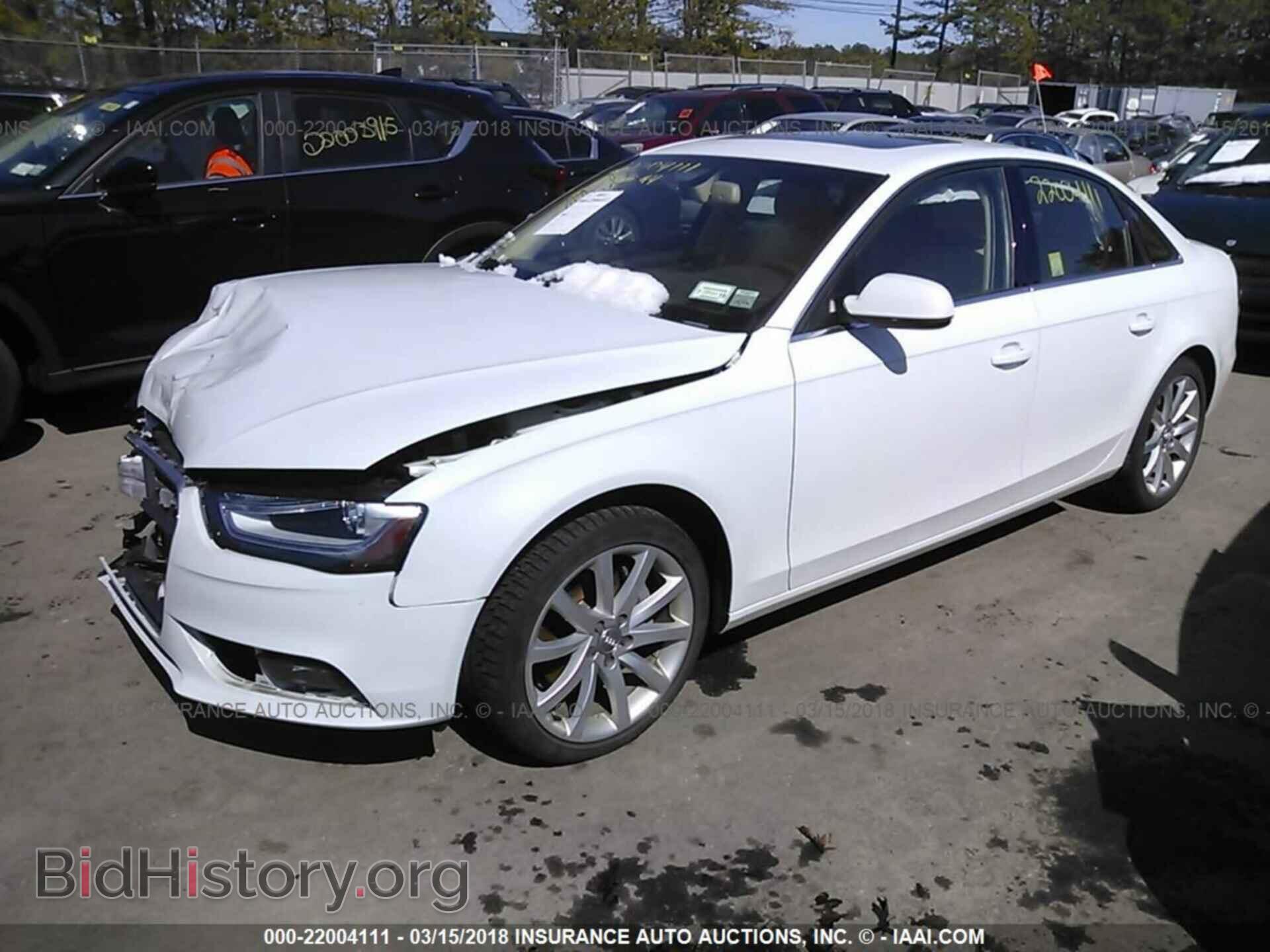 2013 Audi A4 - VIN: WAUFFAFL4DN033752 - Photo 2