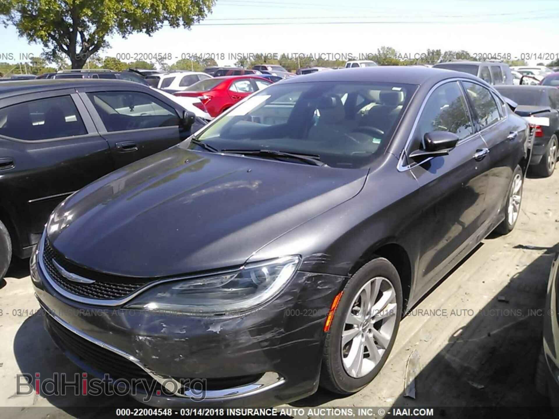 2015 Chrysler 200 - VIN: 1C3CCCAB3FN559614 - Фото 2