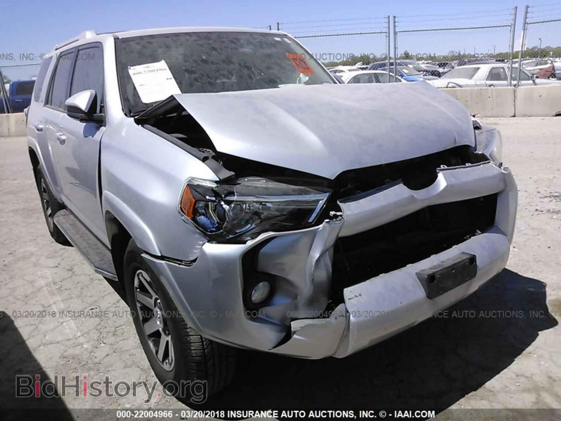 Photo JTEZU5JR5F5105646 - Toyota 4runner 2015