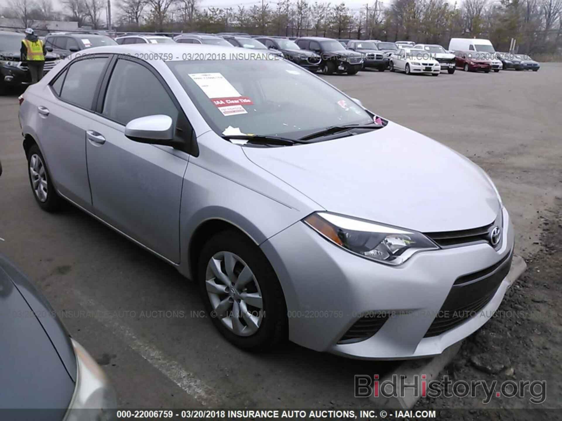 Photo 2T1BURHE5FC480004 - Toyota Corolla 2015