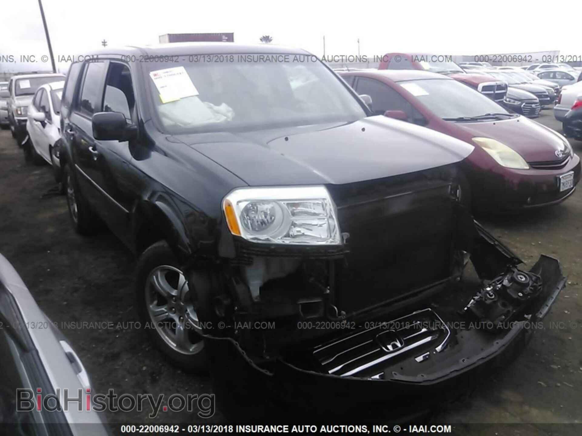 Фотография 5FNYF3H51CB041844 - Honda Pilot 2012
