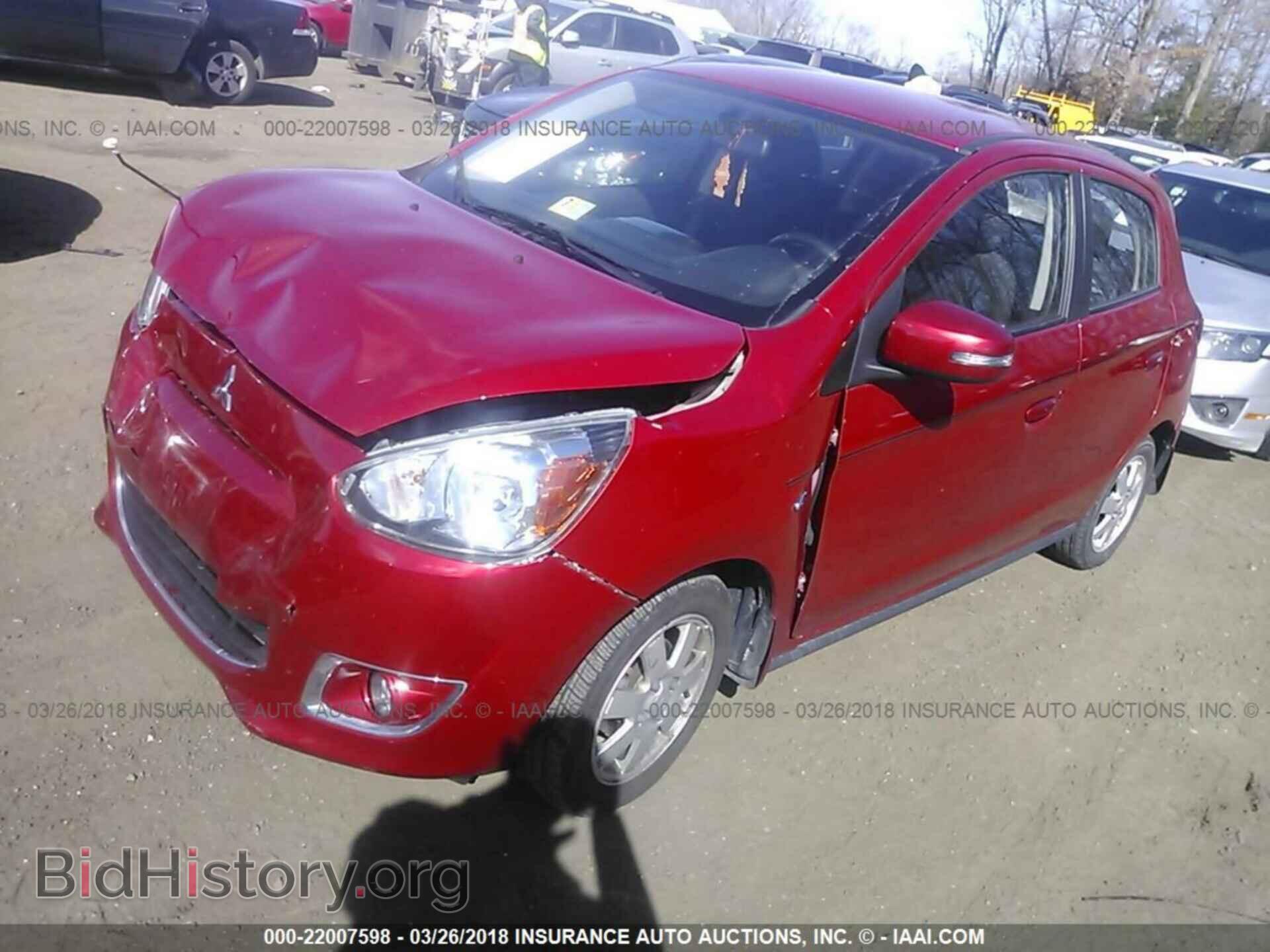 2015 Mitsubishi Mirage - VIN: ML32A4HJ7FH002335 - Фото 2