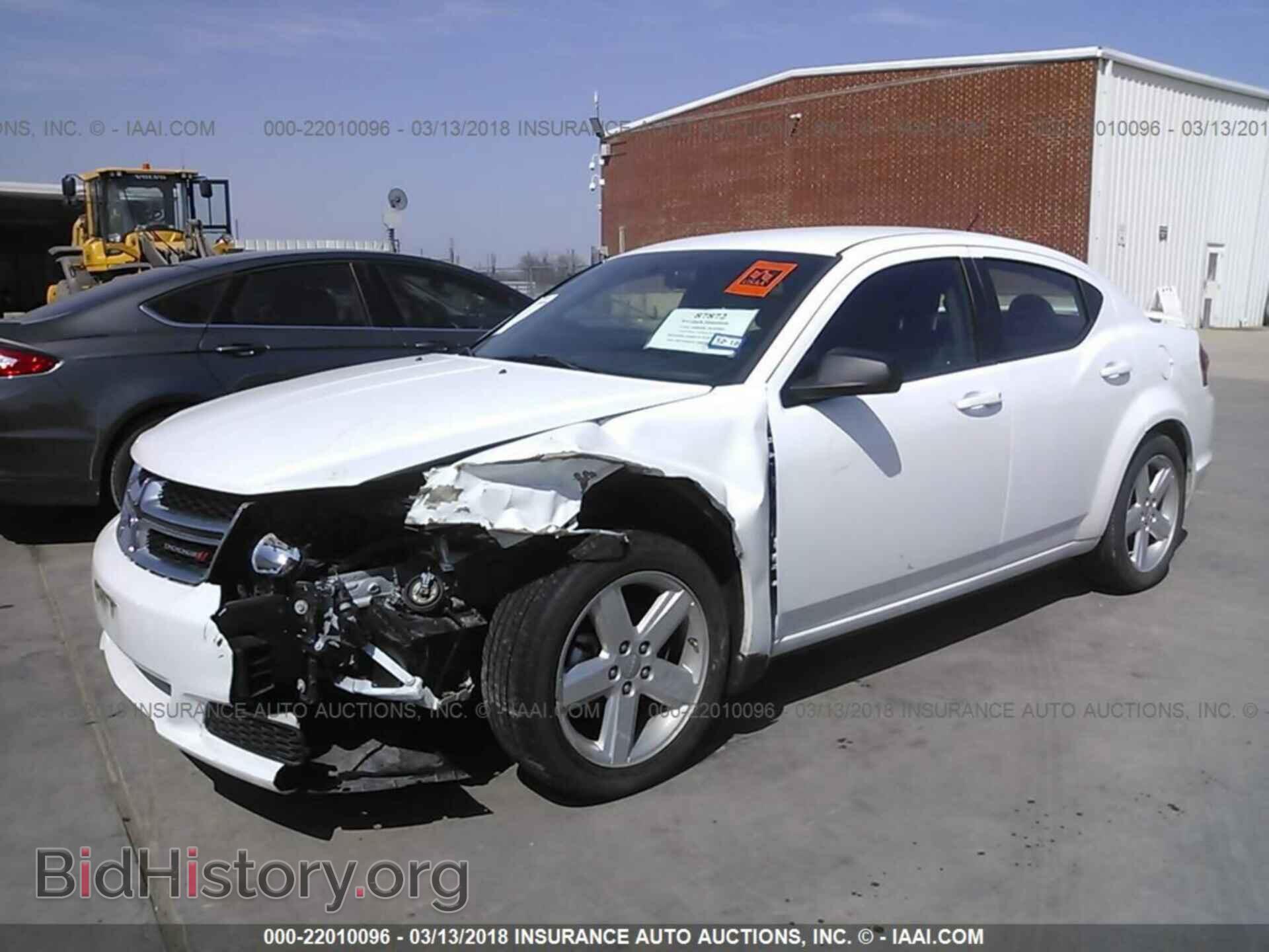 2013 Dodge Avenger - VIN: 1C3CDZAB1DN644089 - Фото 2