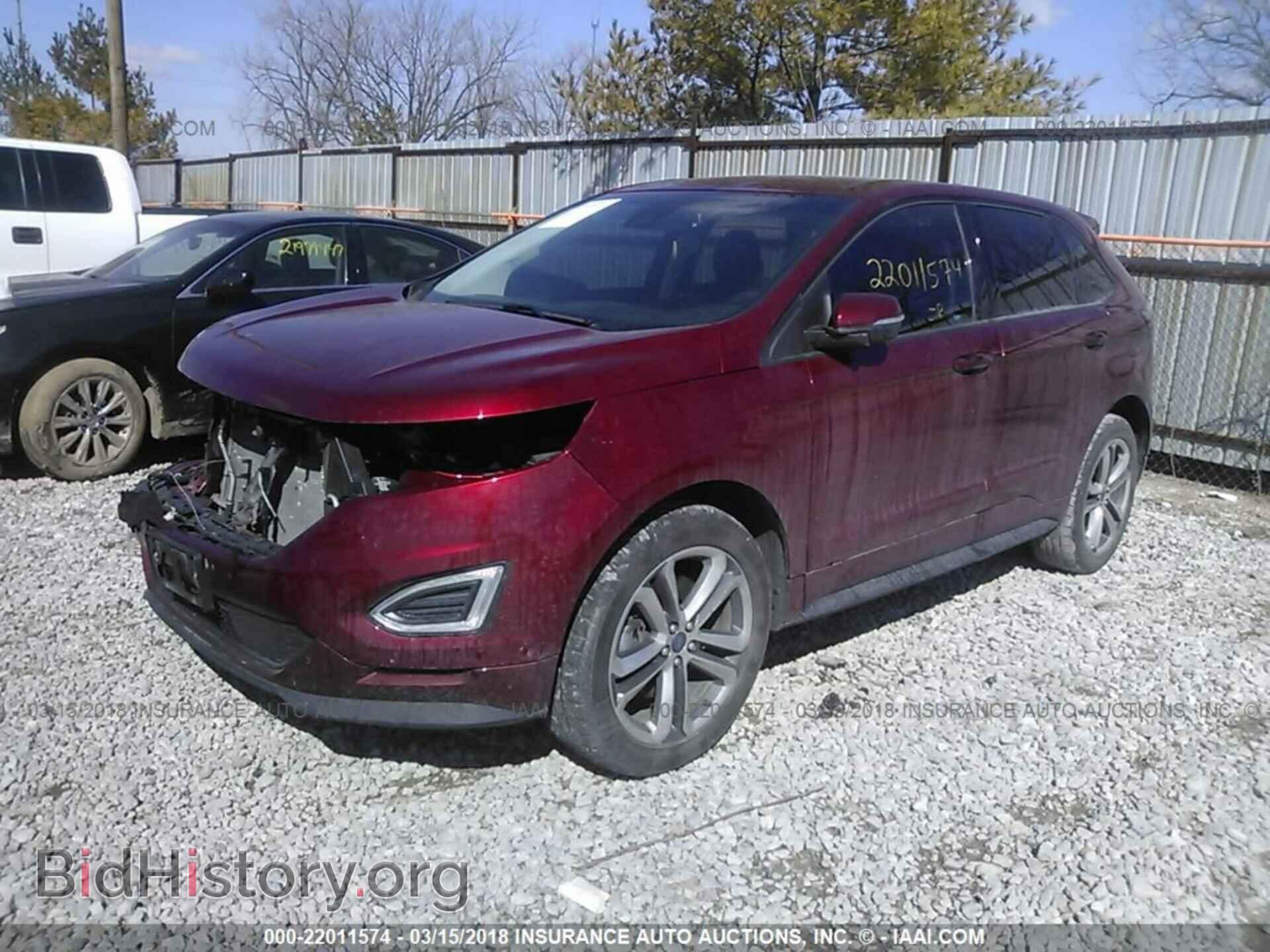 2015 Ford Edge - VIN: 2FMTK4AP0FBB59520 - Photo 2