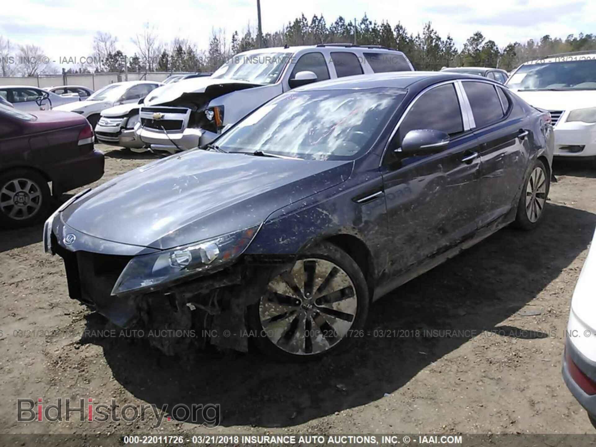 2011 Kia Optima - VIN: KNAGR4A65B5142748 - Фото 2