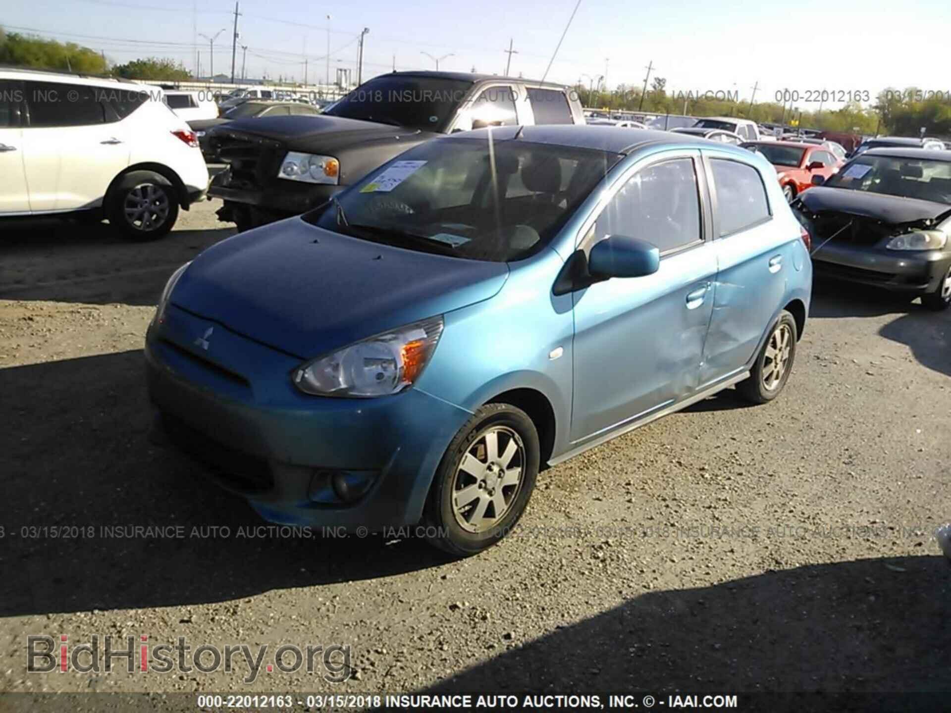 2014 Mitsubishi Mirage - VIN: ML32A4HJ3EH018255 - Фото 2