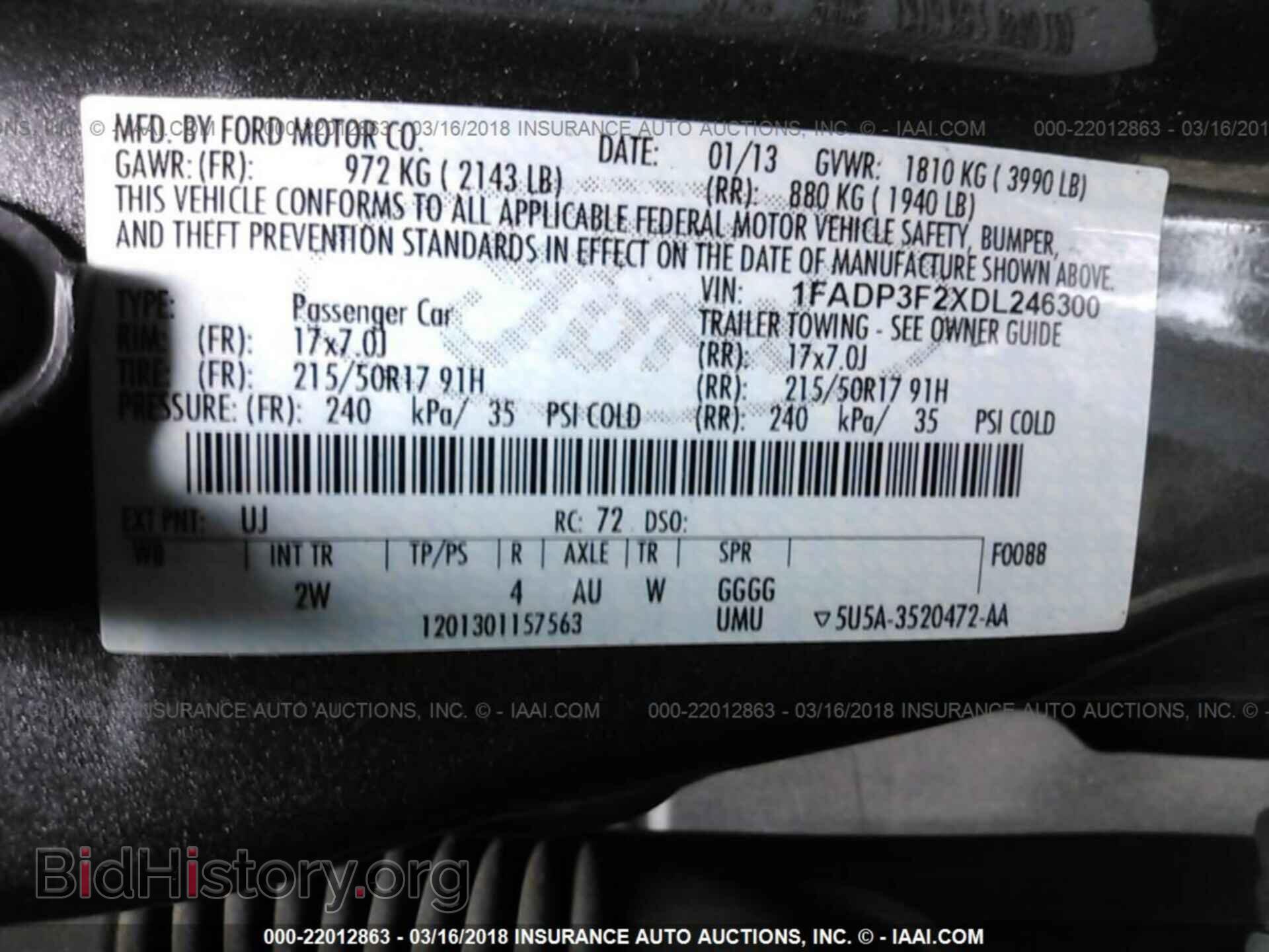 2013 Ford Focus - VIN: 1FADP3F2XDL246300 - Фото 9