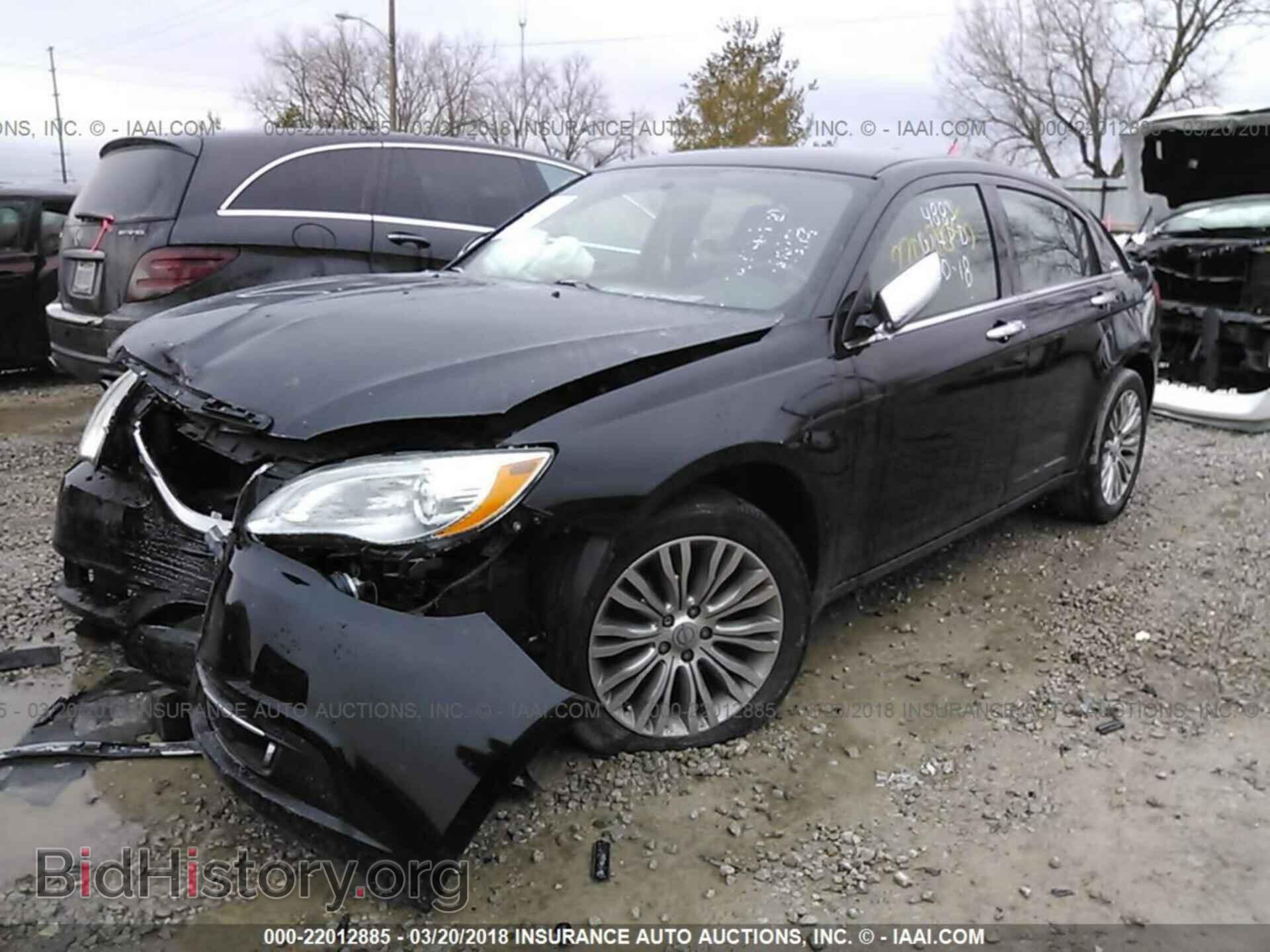 2012 Chrysler 200 - VIN: 1C3CCBCB1CN304883 - Фото 2