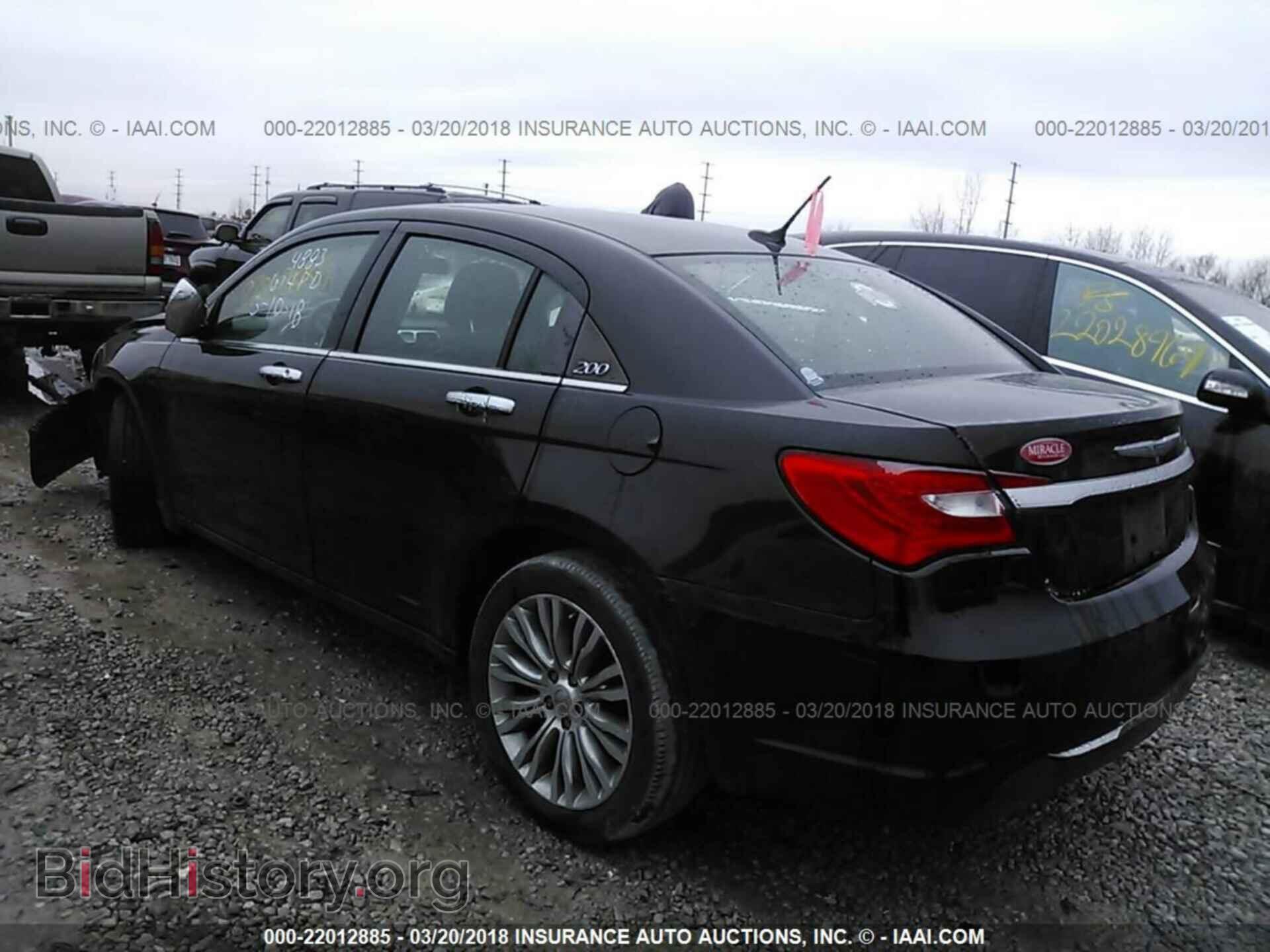 2012 Chrysler 200 - VIN: 1C3CCBCB1CN304883 - Фото 3
