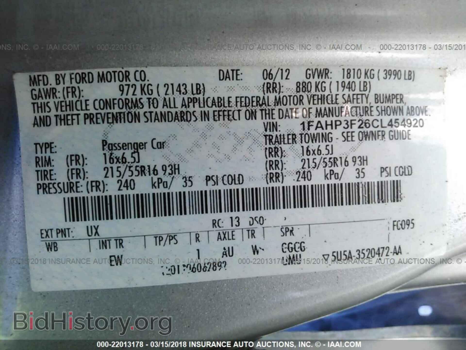 2012 Ford Focus - VIN: 1FAHP3F26CL454920 - Photo 9