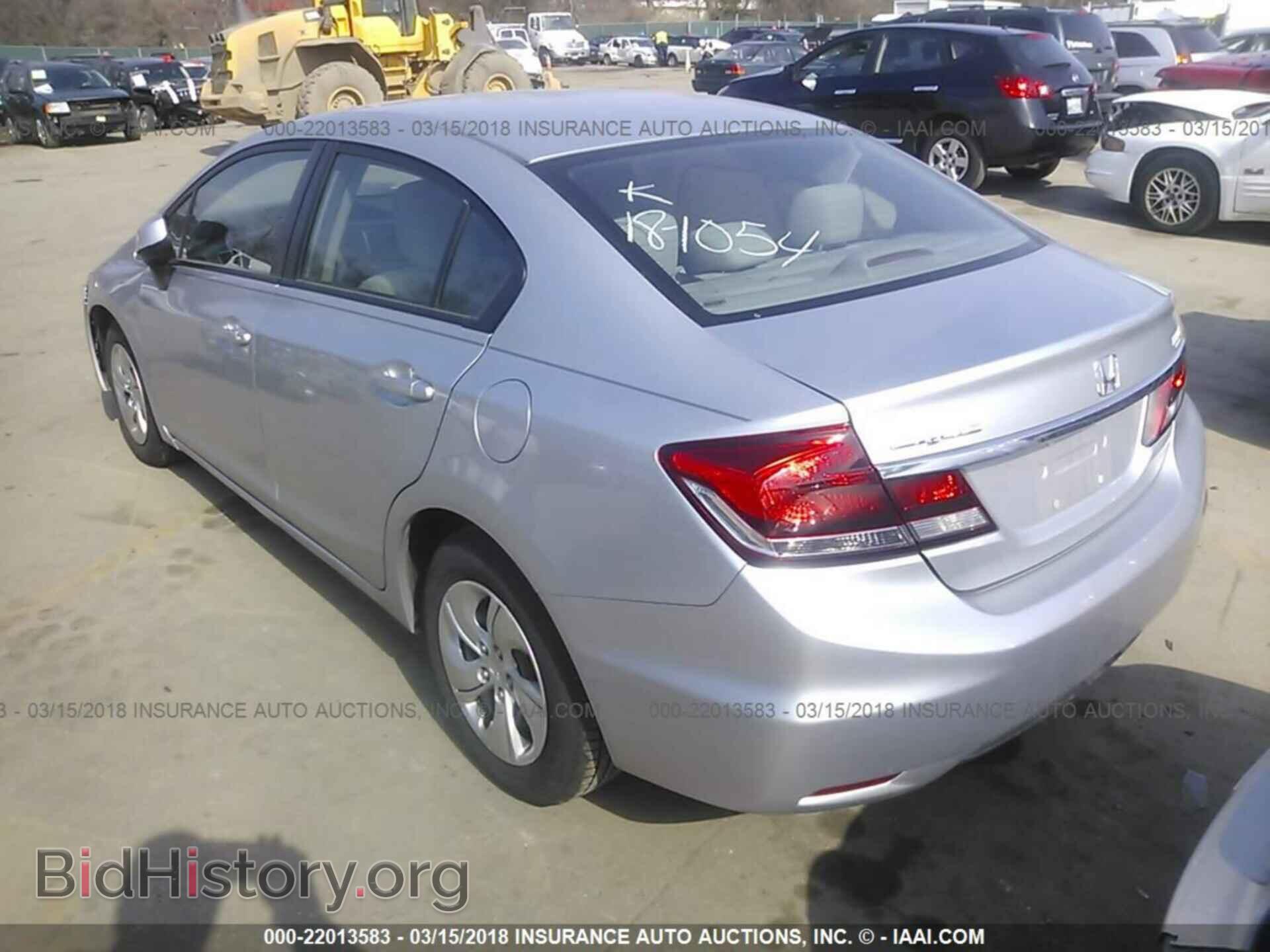 2013 Honda Civic - VIN: 2HGFB2F51DH583796 - Фото 3