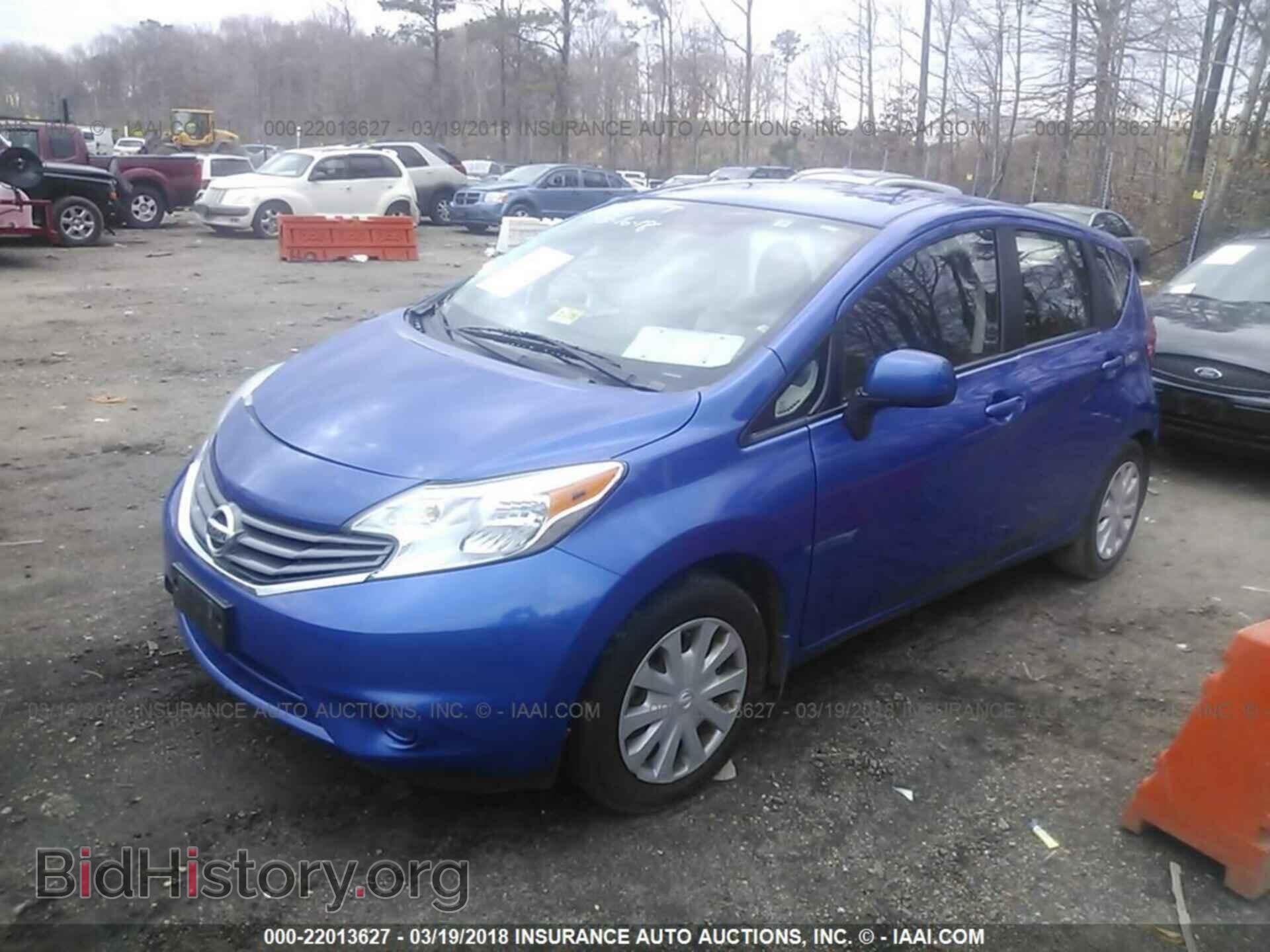 2014 Nissan Versa note - VIN: 3N1CE2CP3EL417287 - Фото 2