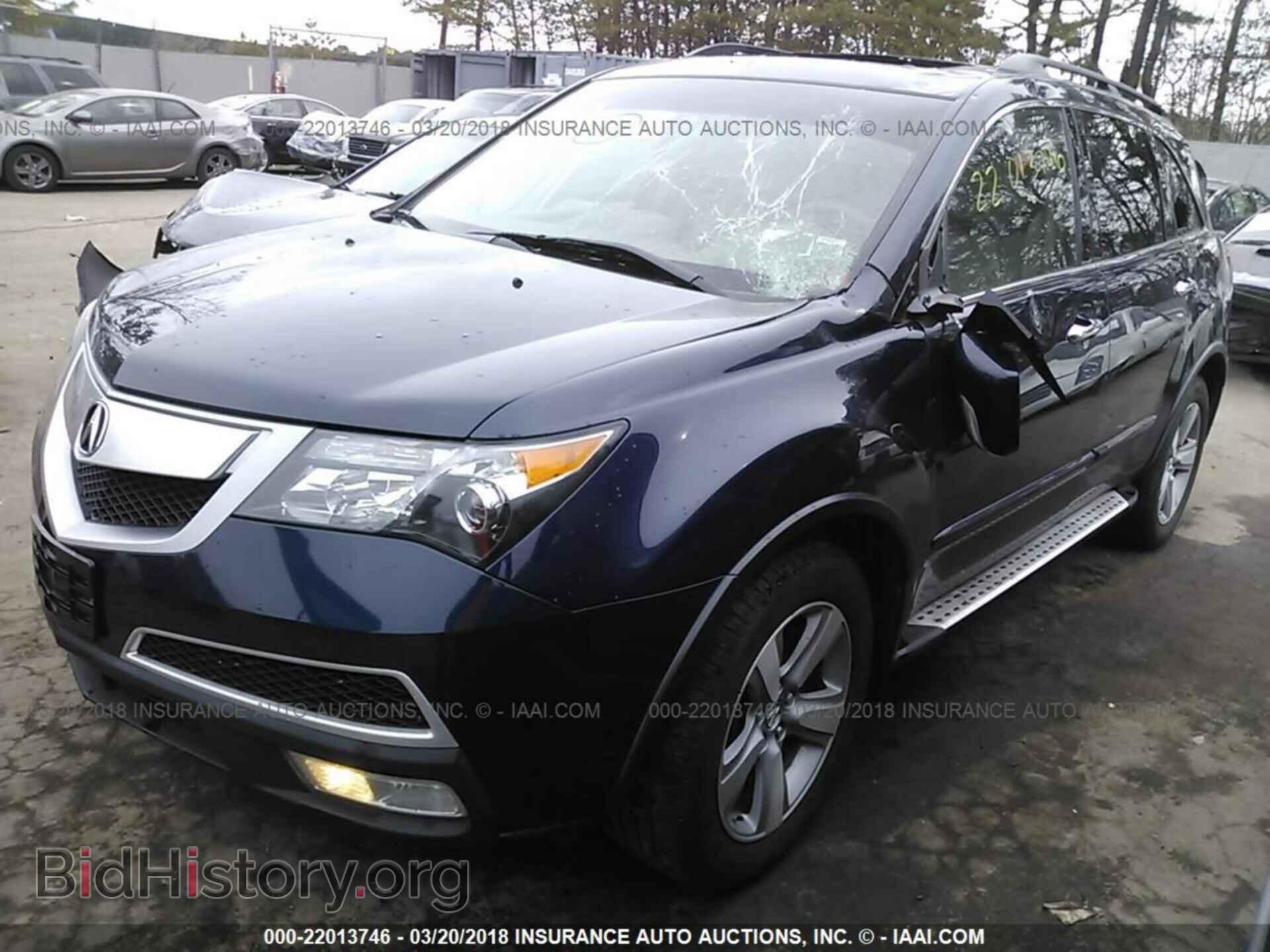 2012 Acura Mdx - VIN: 2HNYD2H32CH503802 - Фото 2