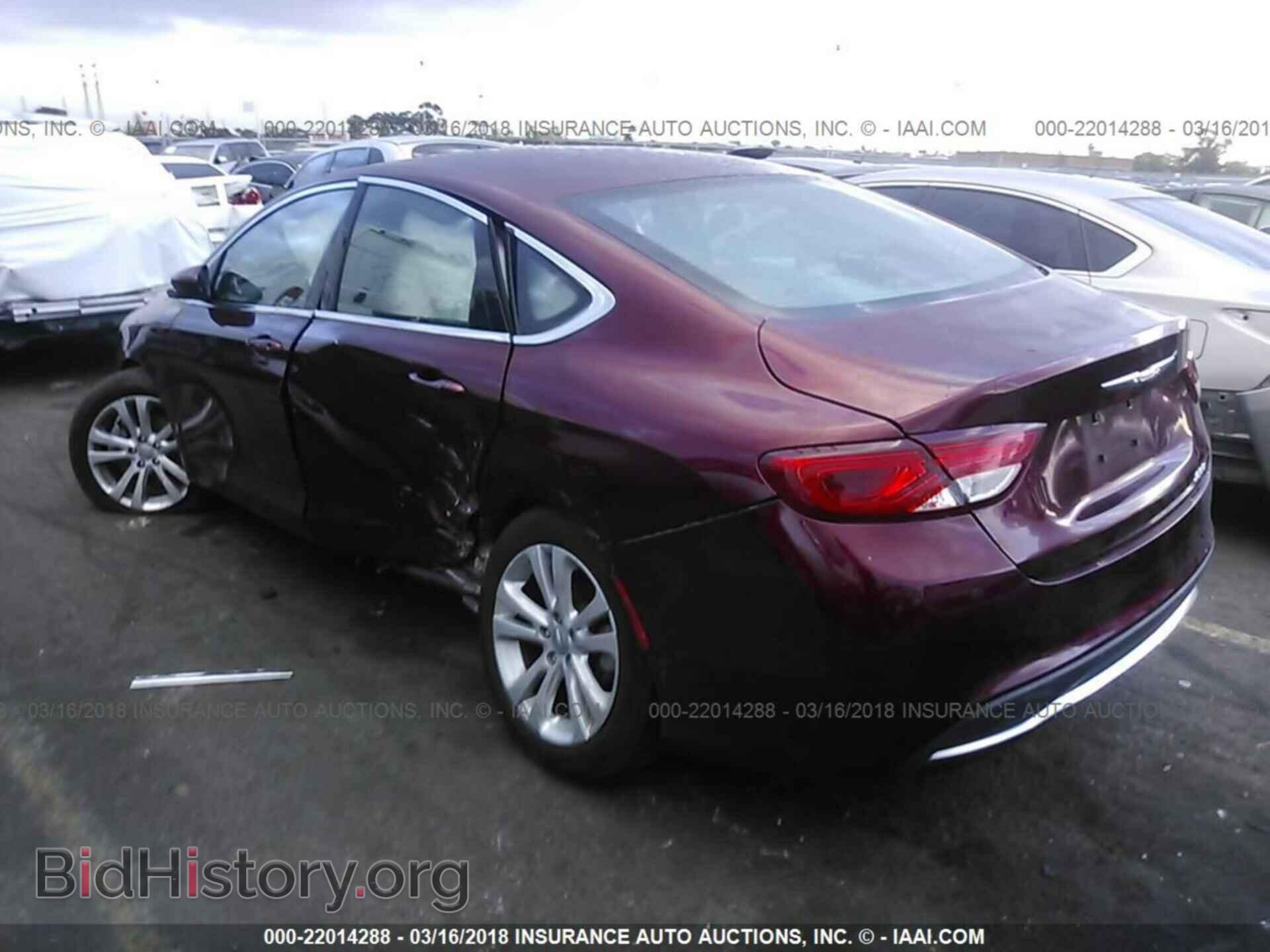 2015 Chrysler 200 - VIN: 1C3CCCAB9FN711024 - Photo 3