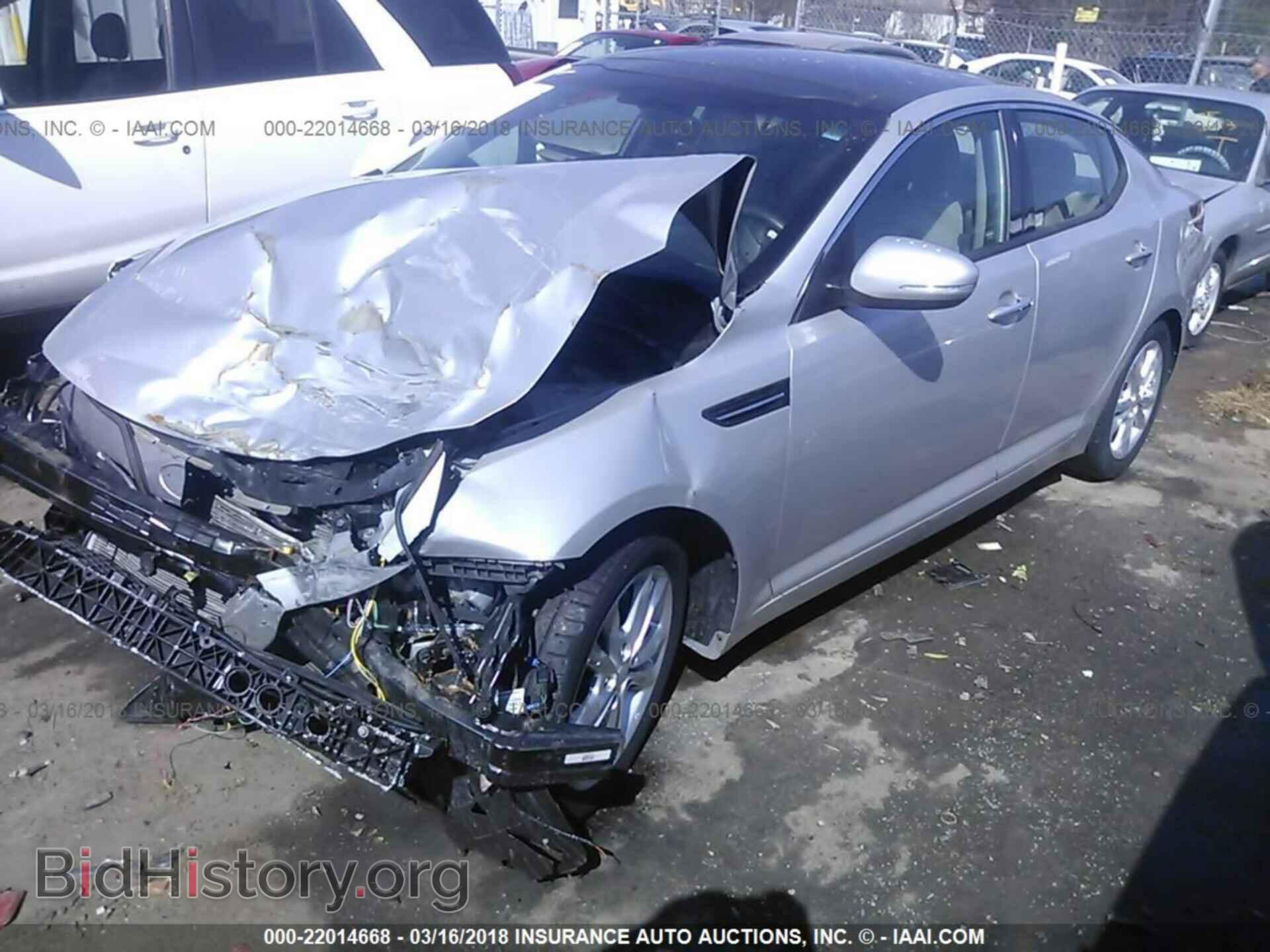 2013 Kia Optima - VIN: 5XXGN4A76DG231735 - Фото 2