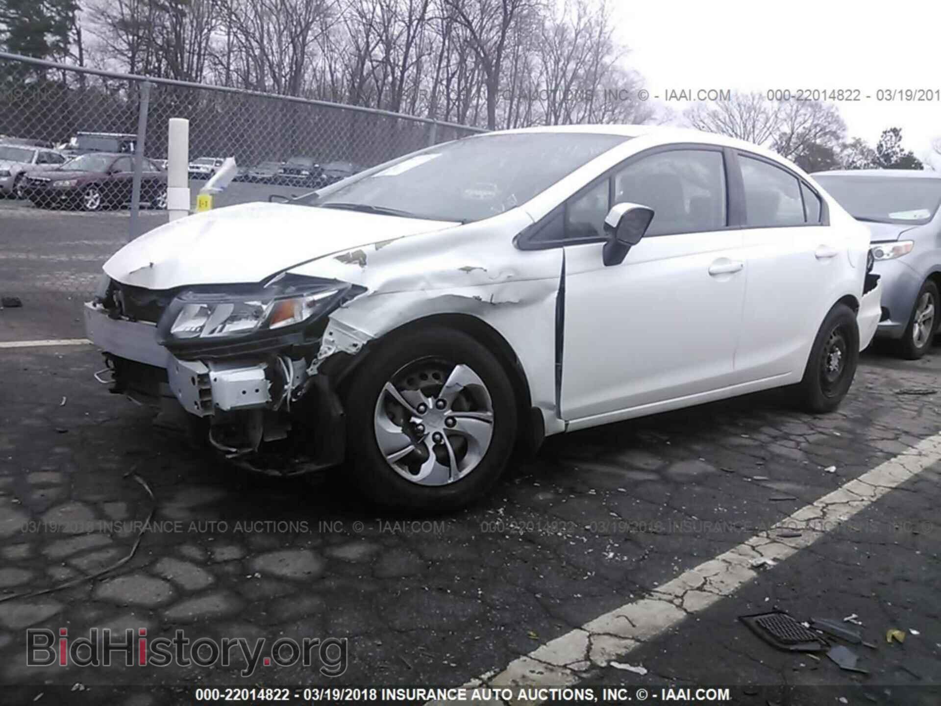 2014 Honda Civic - VIN: 19XFB2F51EE069524 - Фото 2