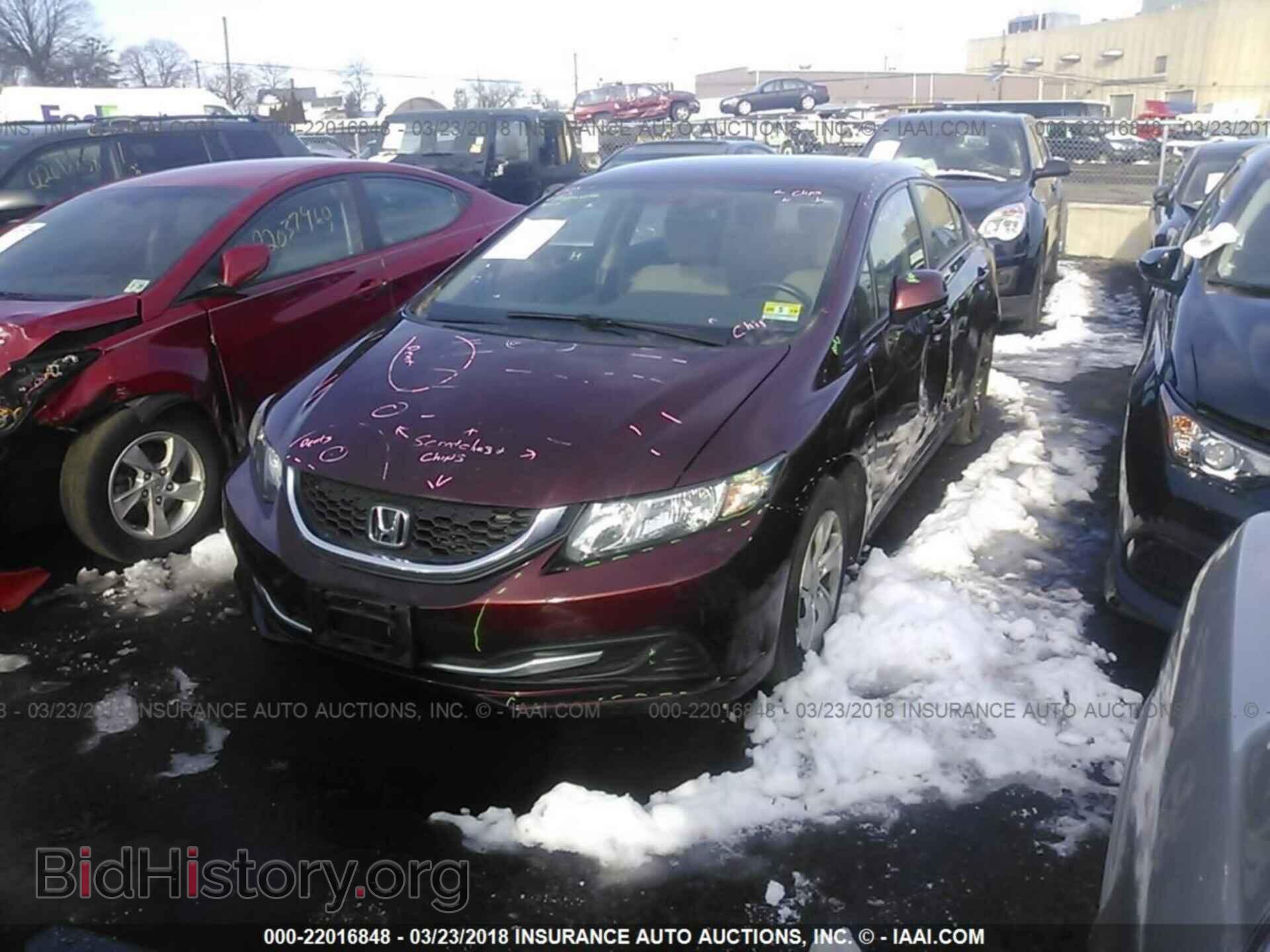 2013 Honda Civic - VIN: 19XFB2F51DE293200 - Фото 2