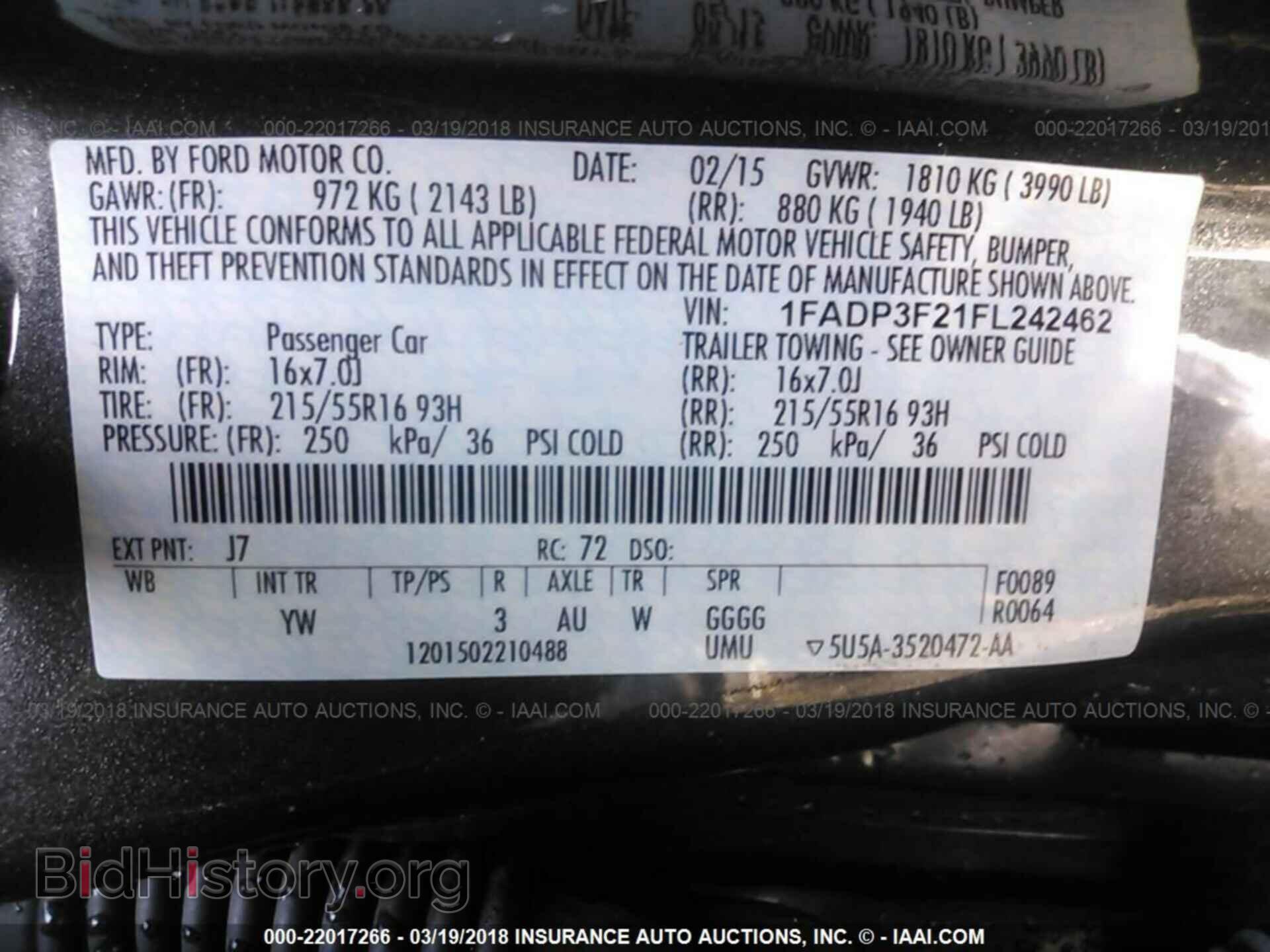 2015 Ford Focus - VIN: 1FADP3F21FL242462 - Photo 9