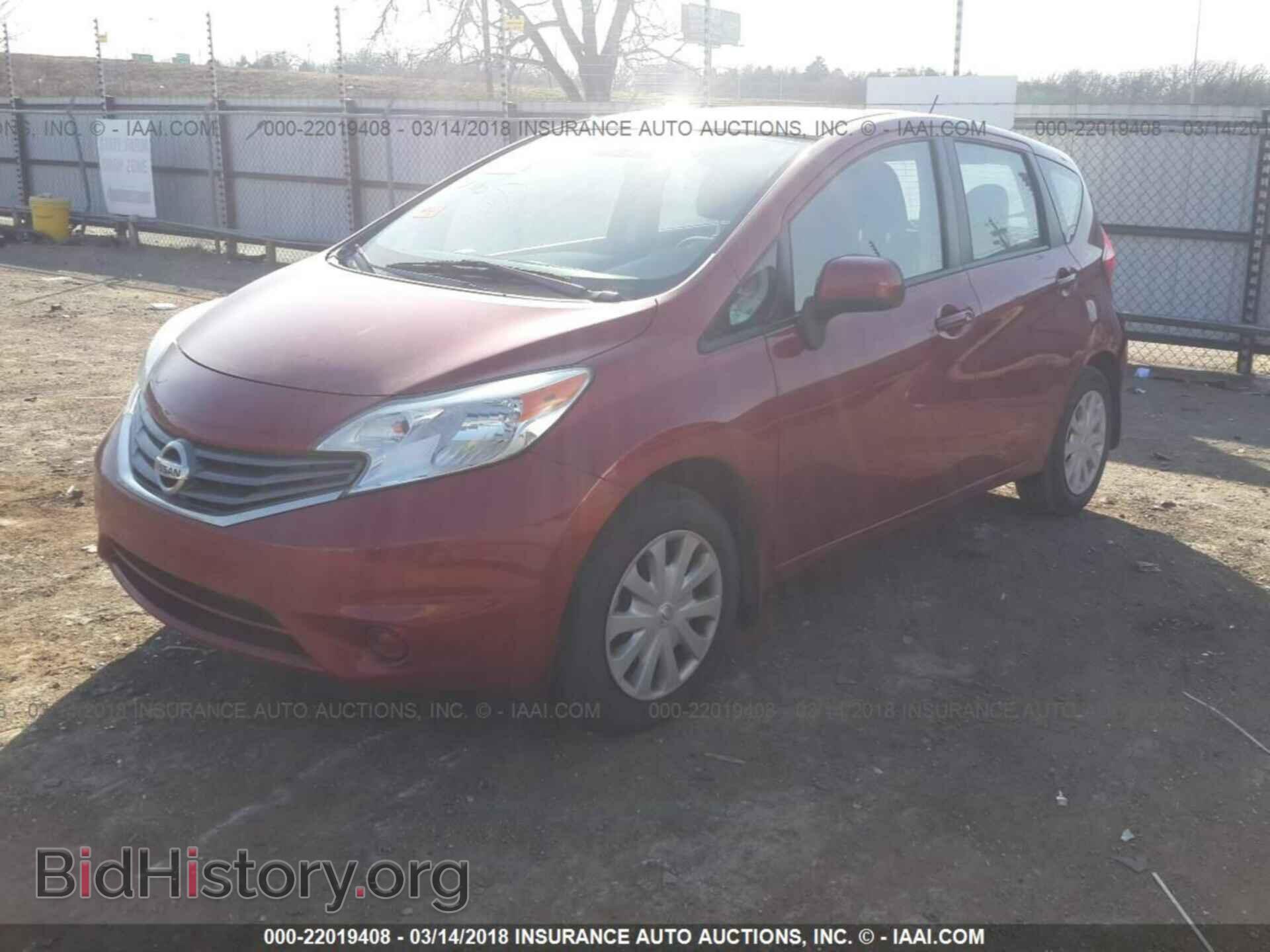 2014 Nissan Versa note - VIN: 3N1CE2CP7EL436621 - Фото 2