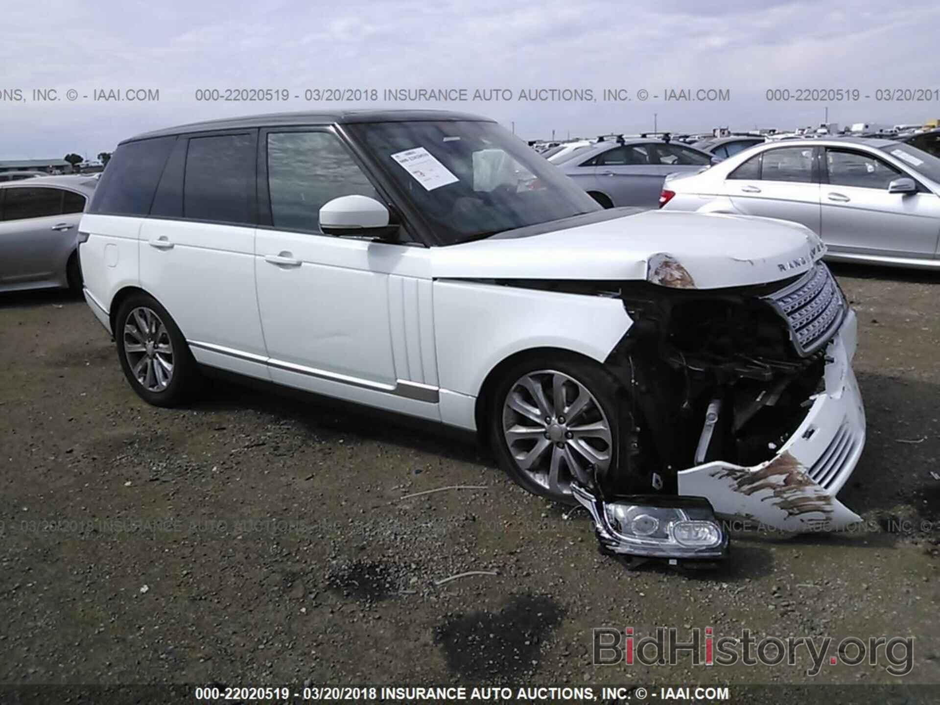 Фотография SALGS2WF3EA168371 - Land rover Range rover 2014