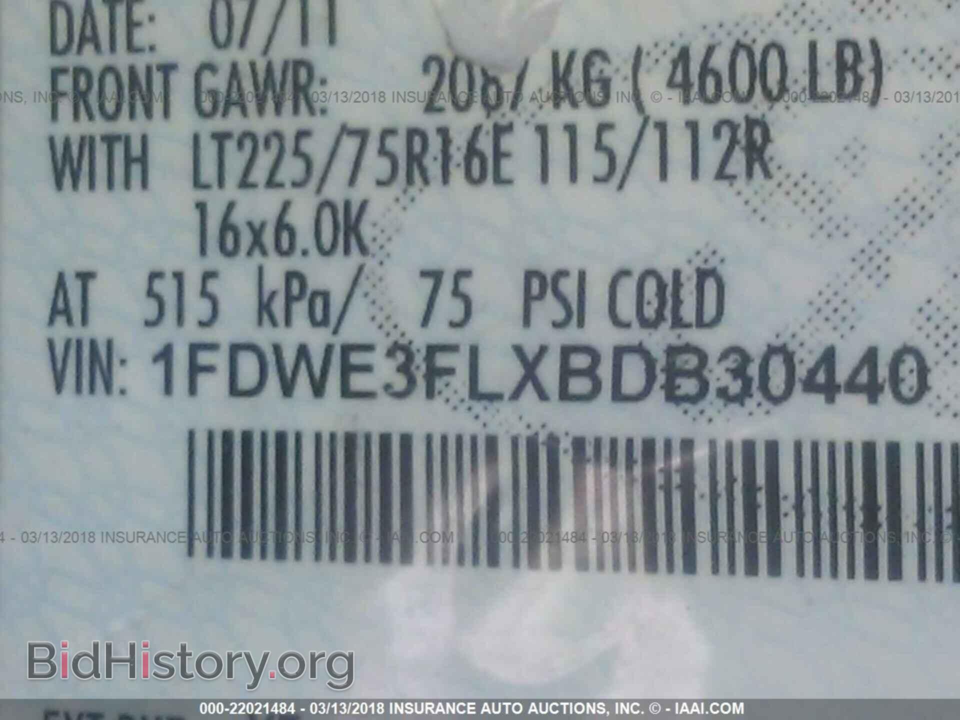 2011 Ford Econoline - VIN: 1FDWE3FLXBDB30440 - Фото 10