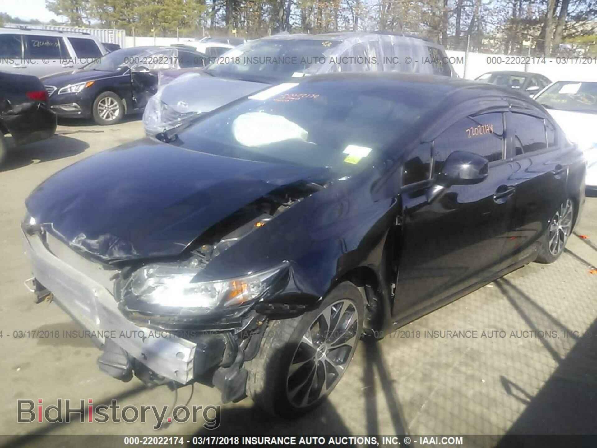 2013 Honda Civic - VIN: 2HGFB6E51DH700446 - Фото 2