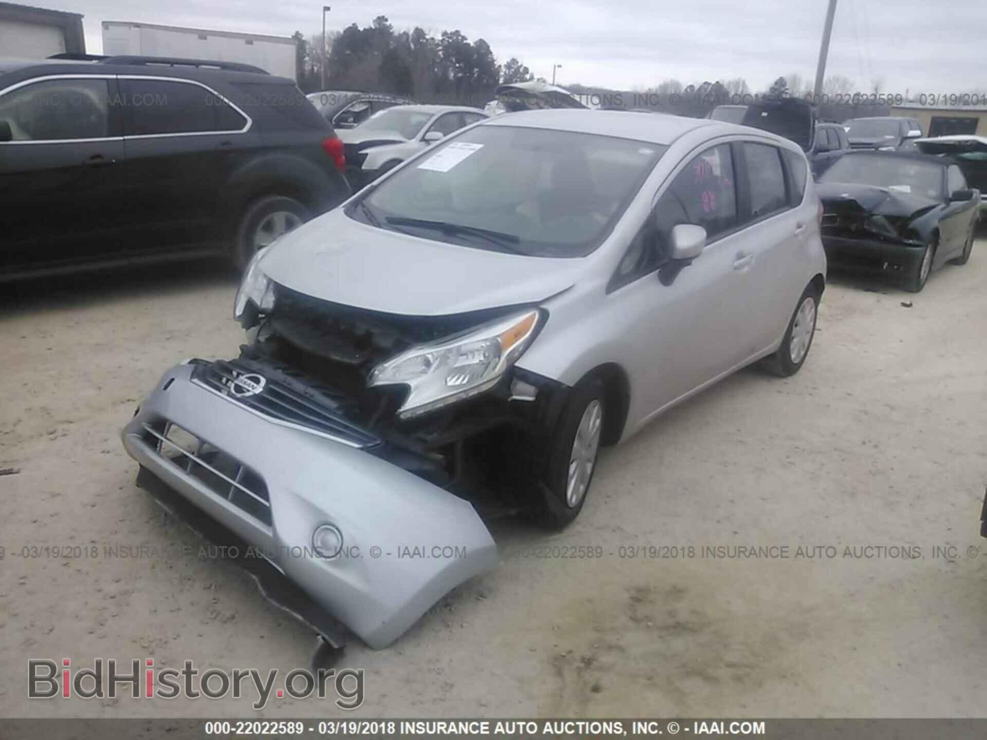 2016 Nissan Versa note - VIN: 3N1CE2CP9GL361360 - Фото 2