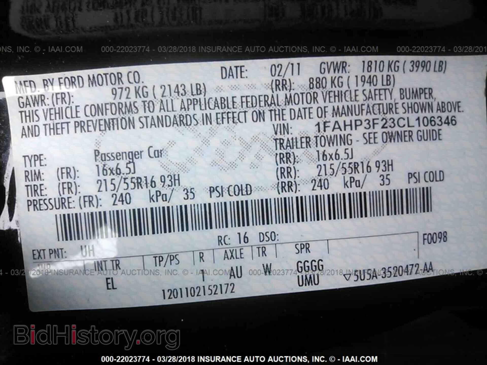 2012 Ford Focus - VIN: 1FAHP3F23CL106346 - Photo 9