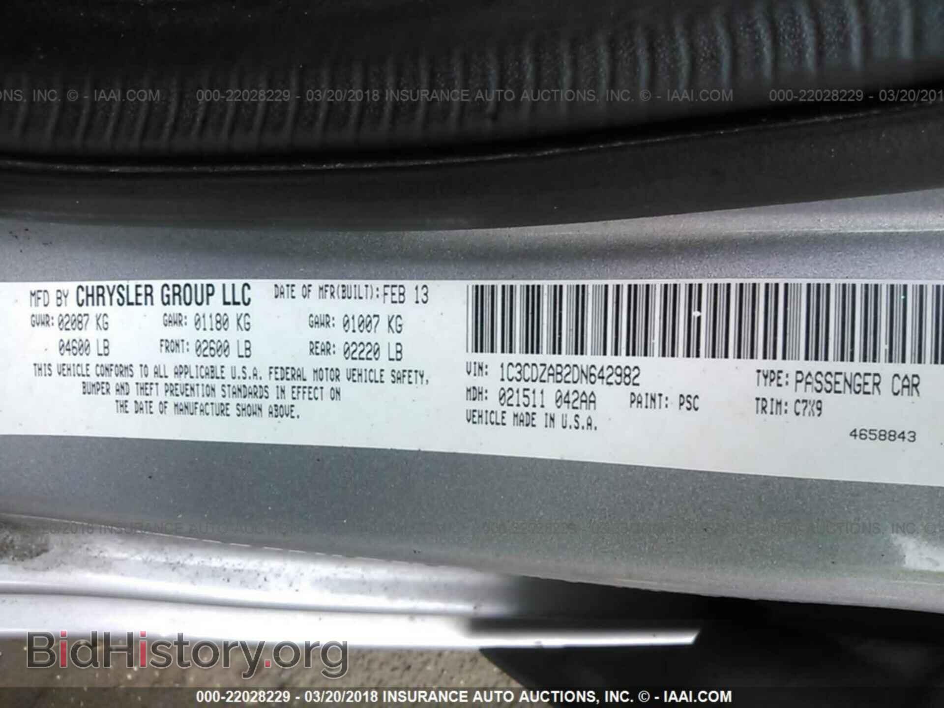 2013 Dodge Avenger - VIN: 1C3CDZAB2DN642982 - Photo 9