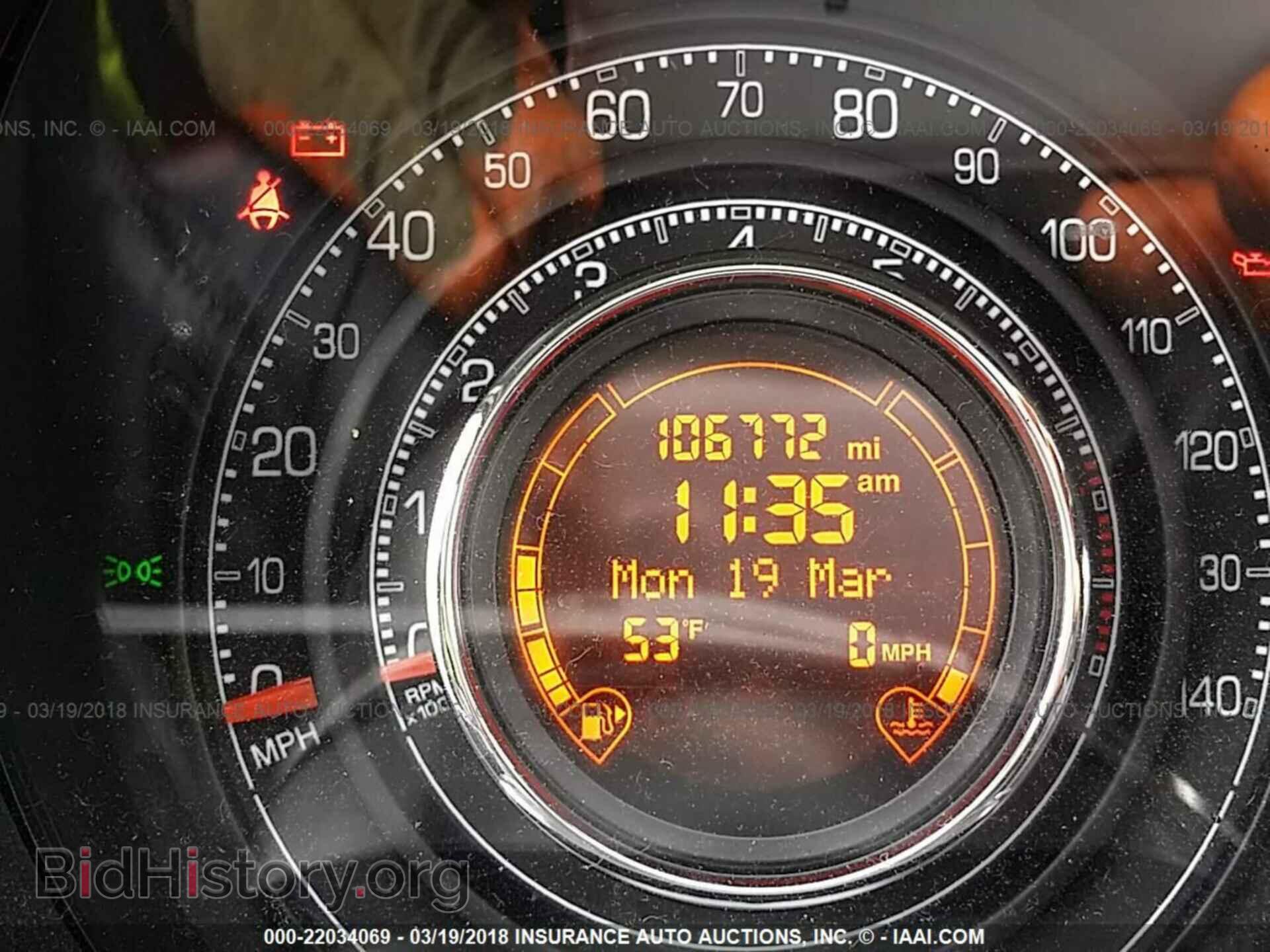 2012 Fiat 500 - VIN: 3C3CFFBRXCT383371 - Фото 7