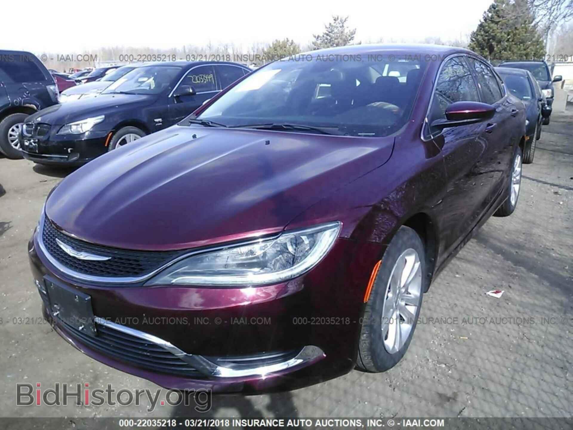 2015 Chrysler 200 - VIN: 1C3CCCAB1FN714287 - Фото 2
