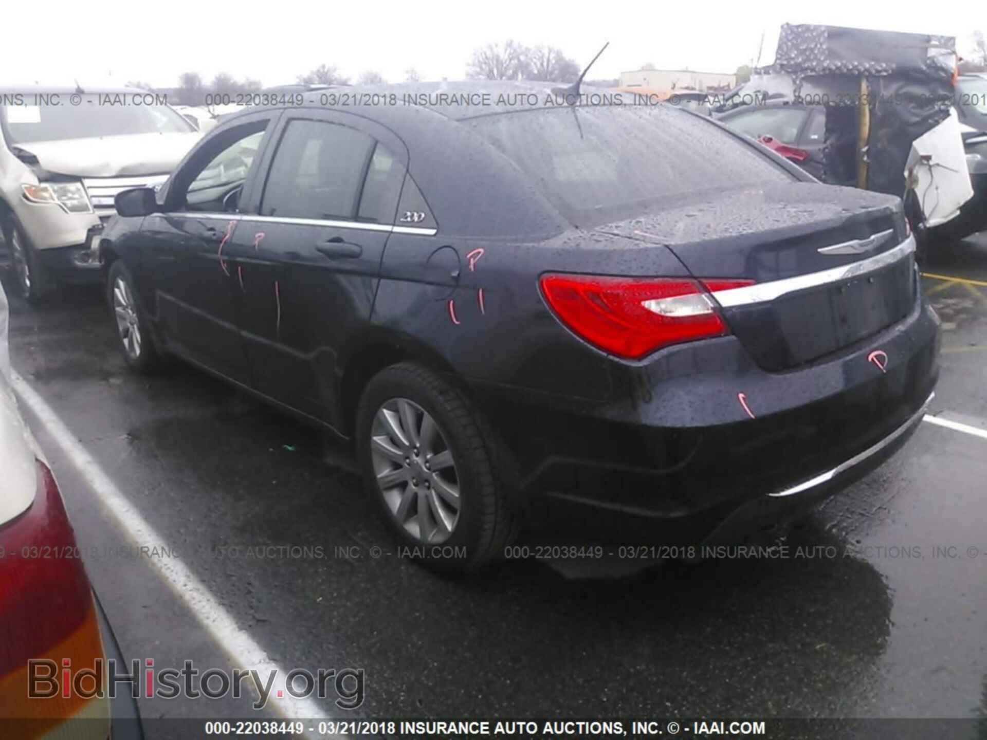2012 Chrysler 200 - VIN: 1C3CCBBB9CN114637 - Фото 3