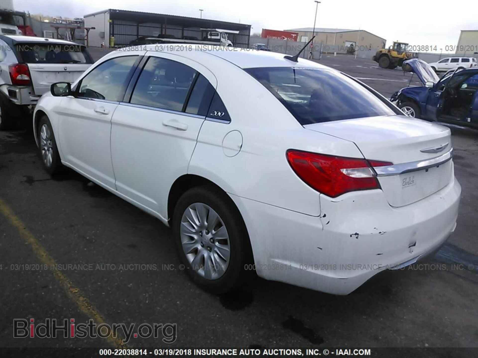 2012 Chrysler 200 - VIN: 1C3CCBAB1CN226205 - Photo 3