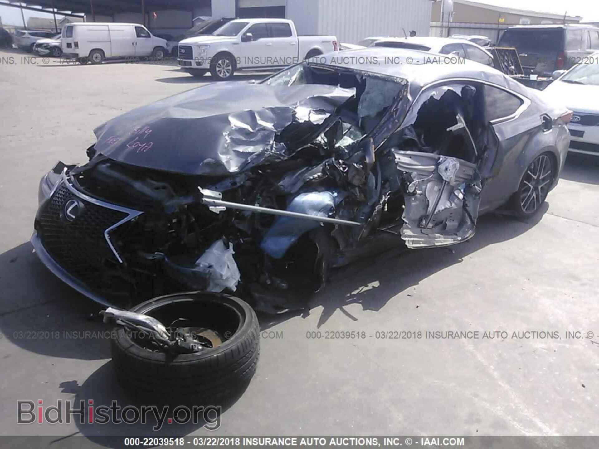 2016 Lexus Rc - VIN: JTHHA5BC8G5004622 - Фото 2